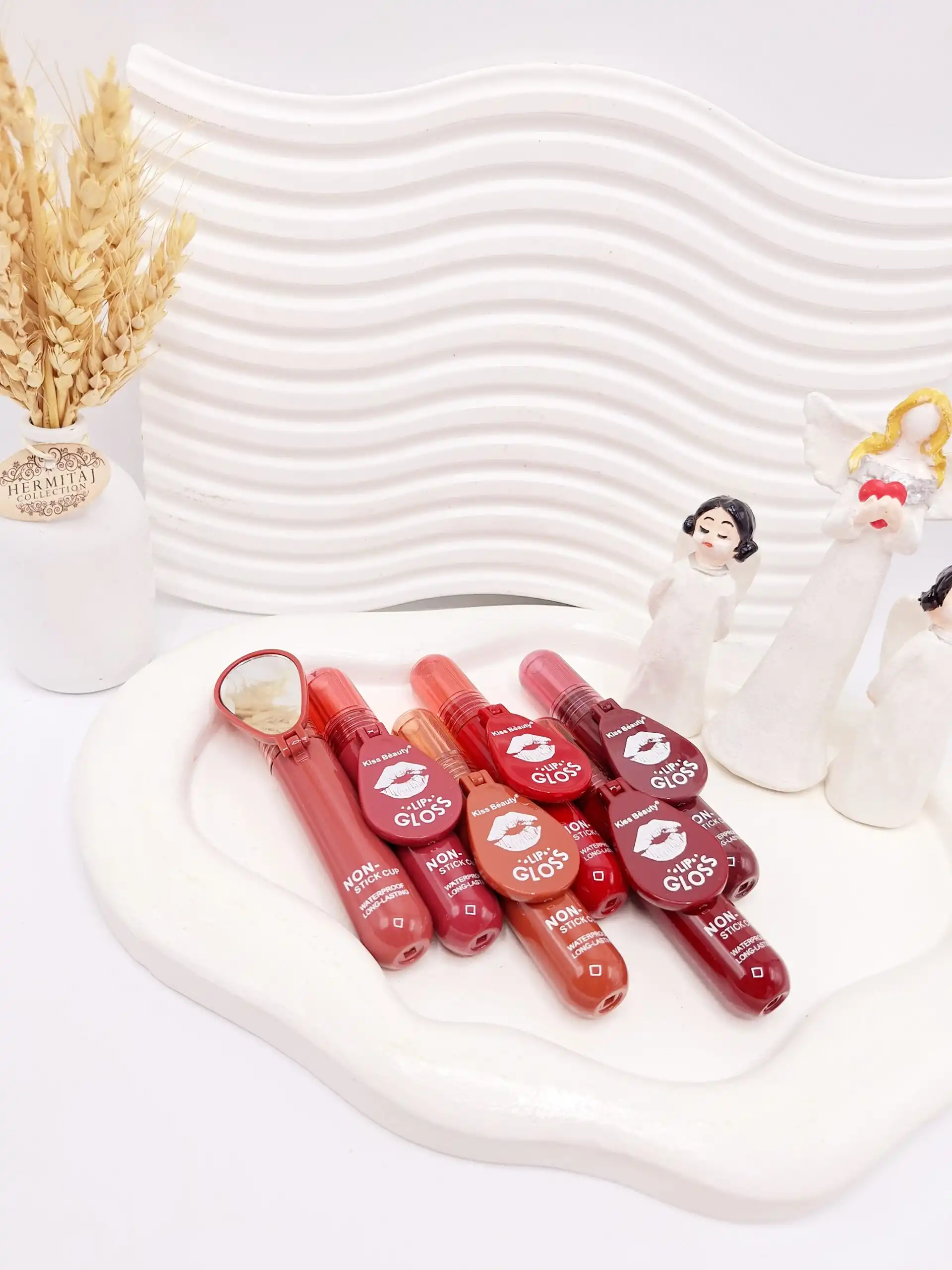 پک رژ مایع 6 تایی آینه دار برند کیس بیوتی کد 71320