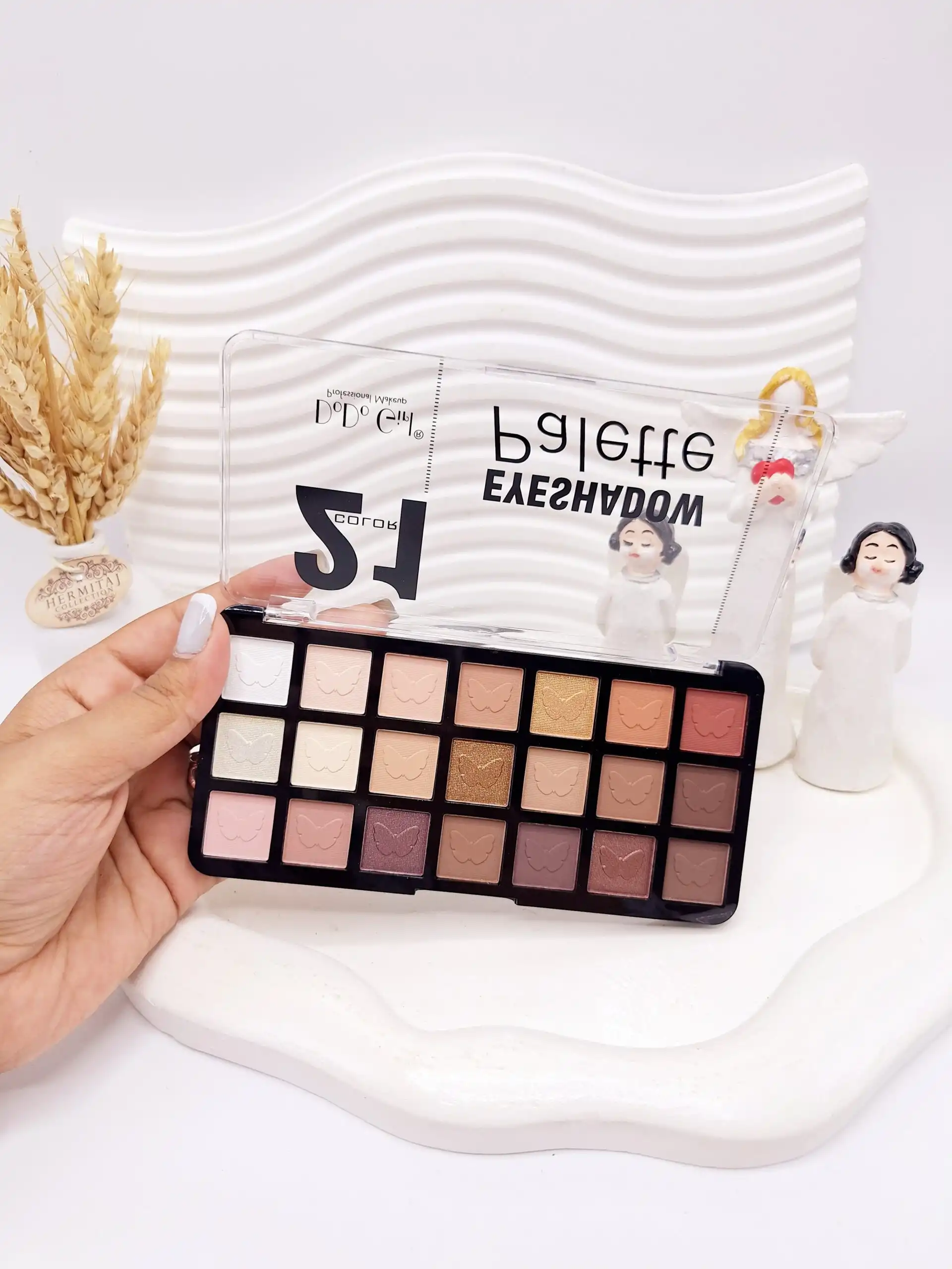 پالت سایه 21 رنگ مدل پروانه DoDo Girl کد 3063