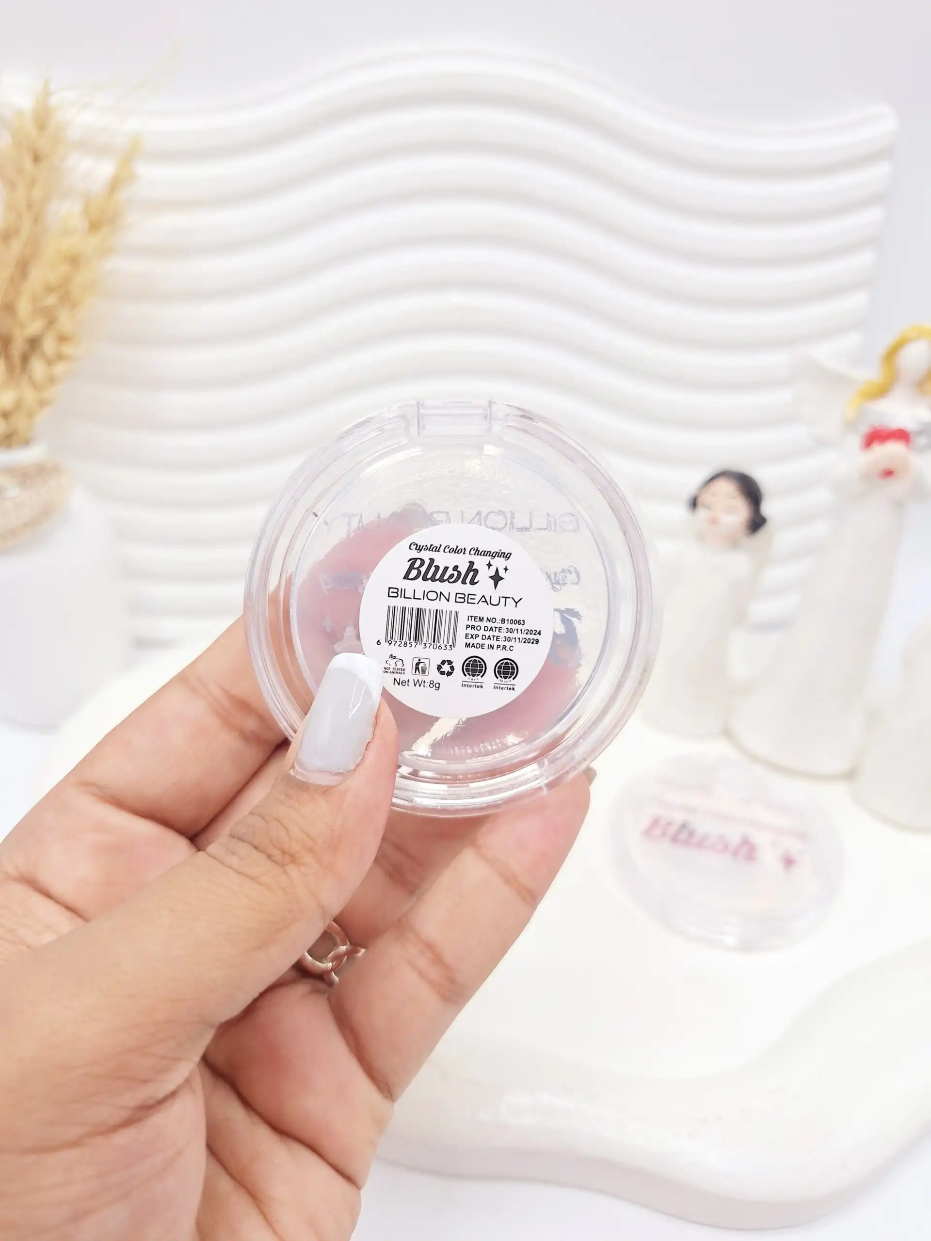 رژ گونه جادویی BILLION BEAUTY بدنه سفید کد 10063