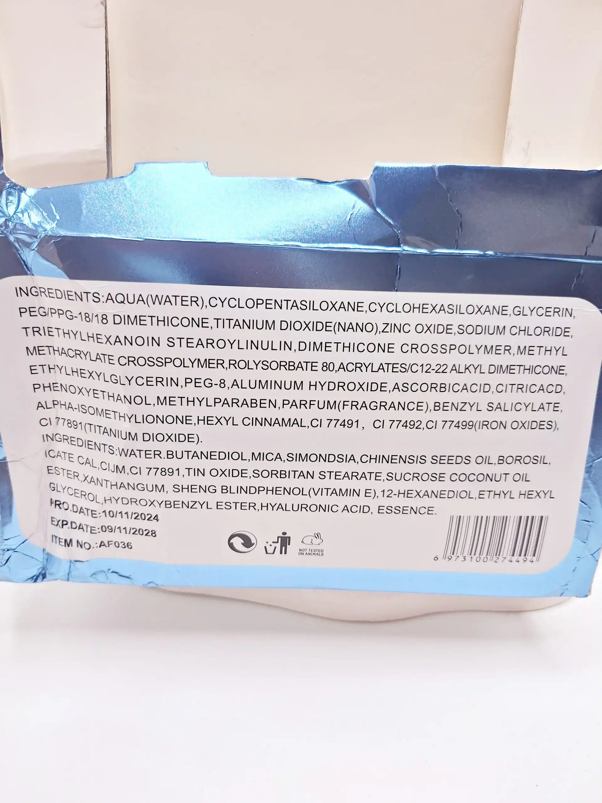 هایلایتر و کانسیلر دو طرفه مدل شمعدونی برند AOZY کد AF36