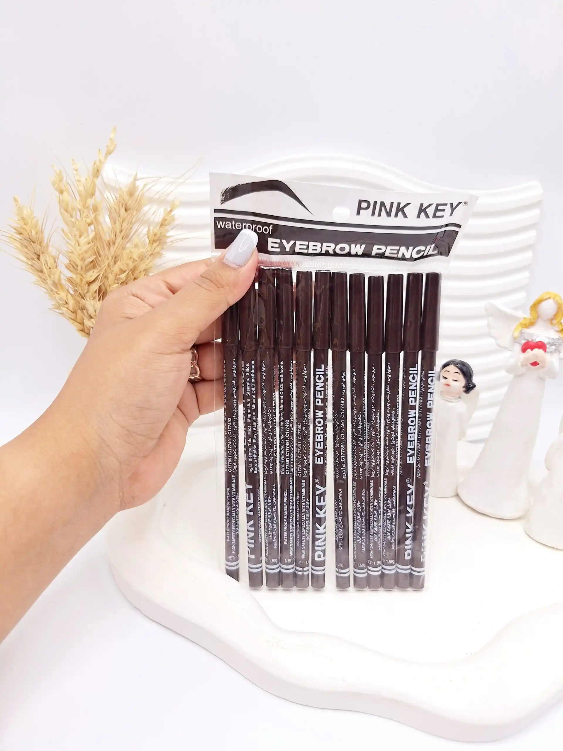 مداد چشم قهوه ای برند پینک کی کد 8704