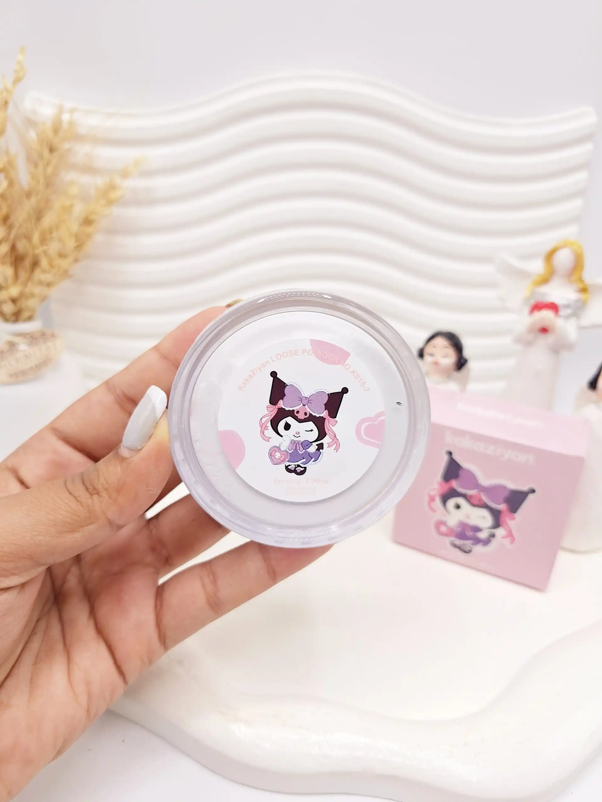 پودر فیکس کرومی بنفش خوشحال kakaziyan کد 015-7 (کارتن صورتی)