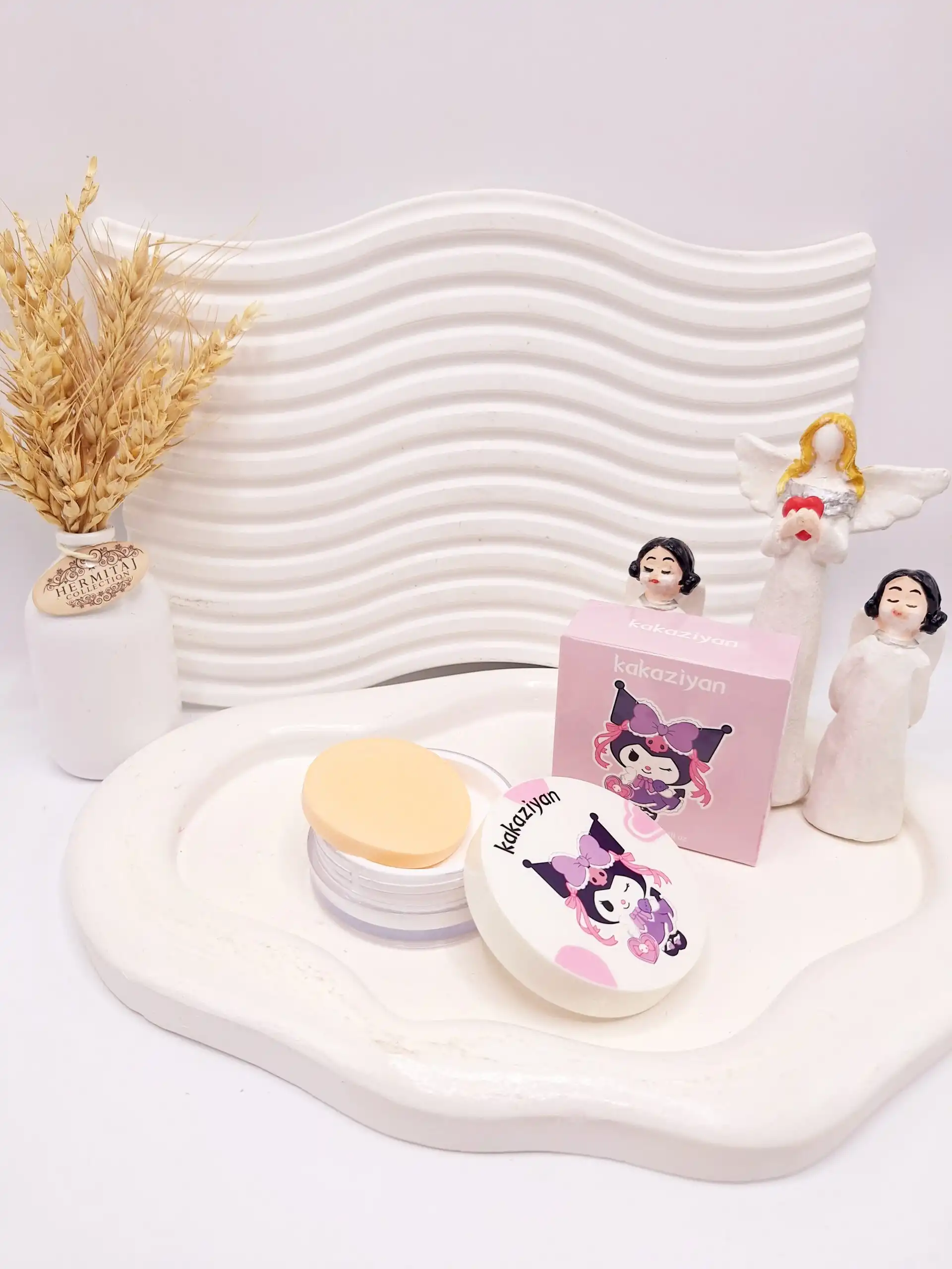 پودر فیکس کرومی بنفش خوشحال kakaziyan کد 015-7 (کارتن صورتی)