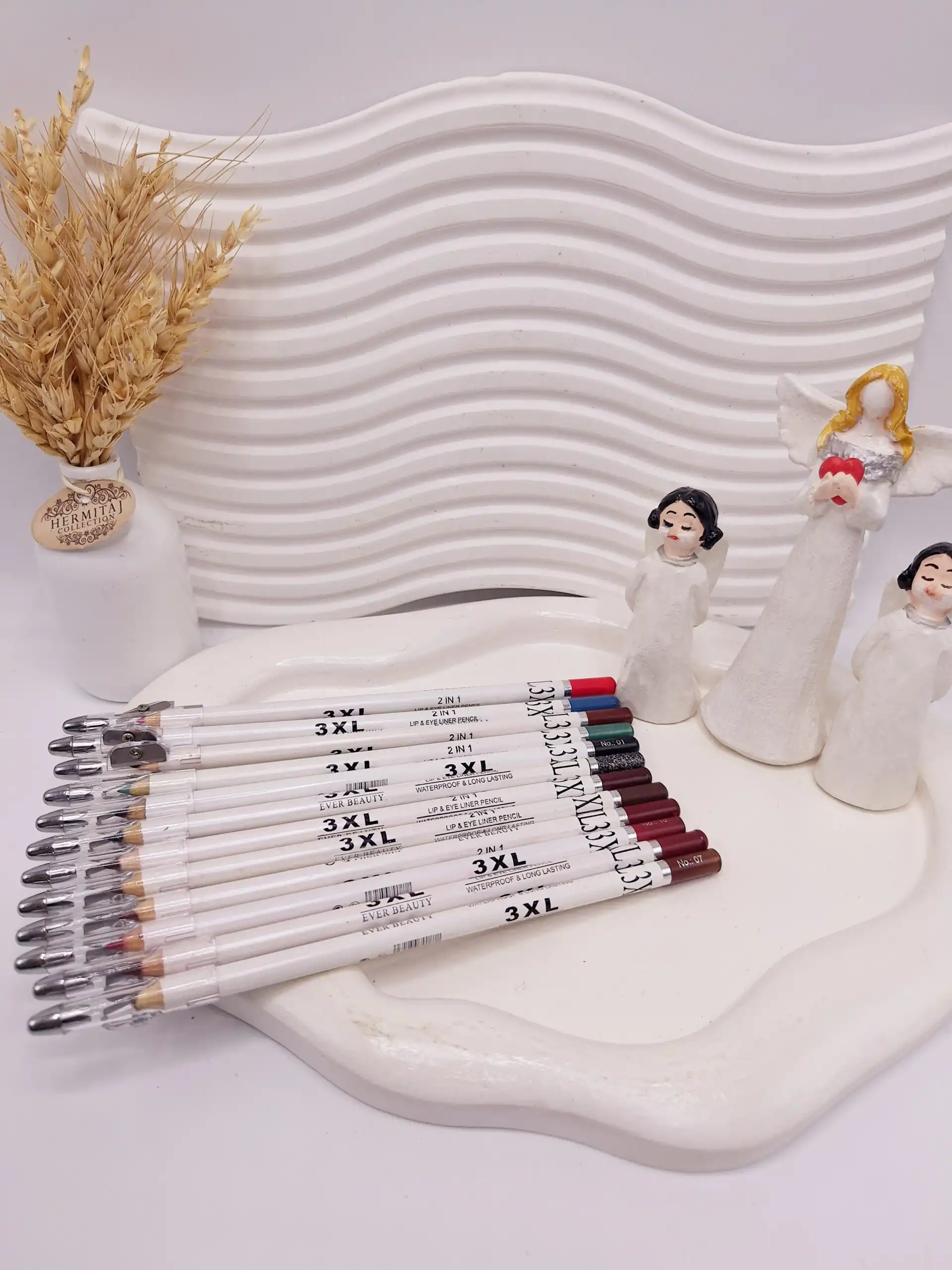 پک 12 تایی خط لب 3XL تراش دار ساخت چین