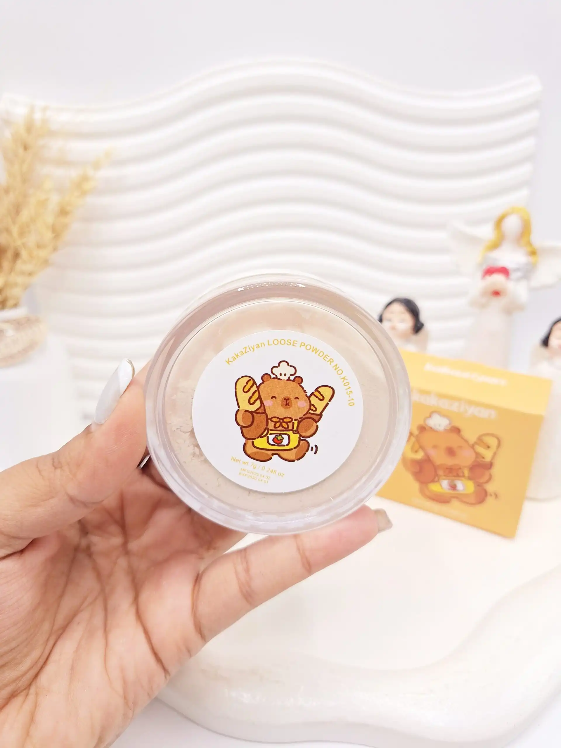 پودر فیکس خرس خوشحال kakaziyan کد 015-10 (کارتن زرد)