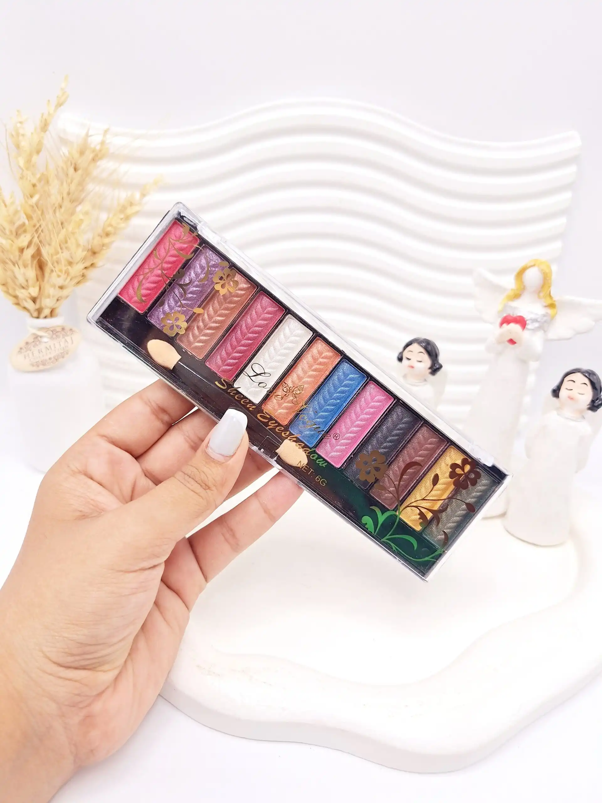 پالت سایه 12 رنگ مدل برگ ساخت چین