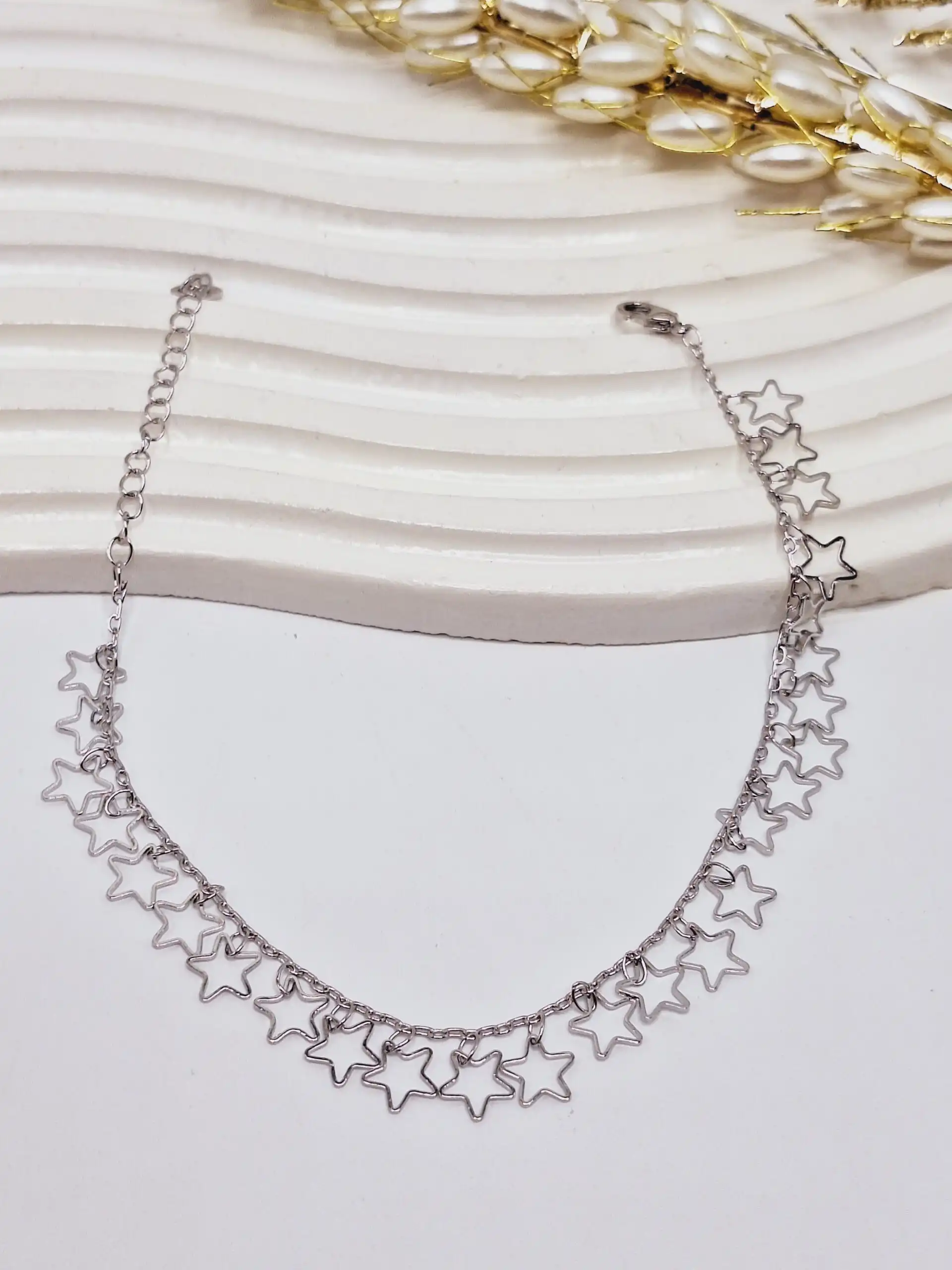 پابند طرح آویز ستاره ای آبکاری رادیوم