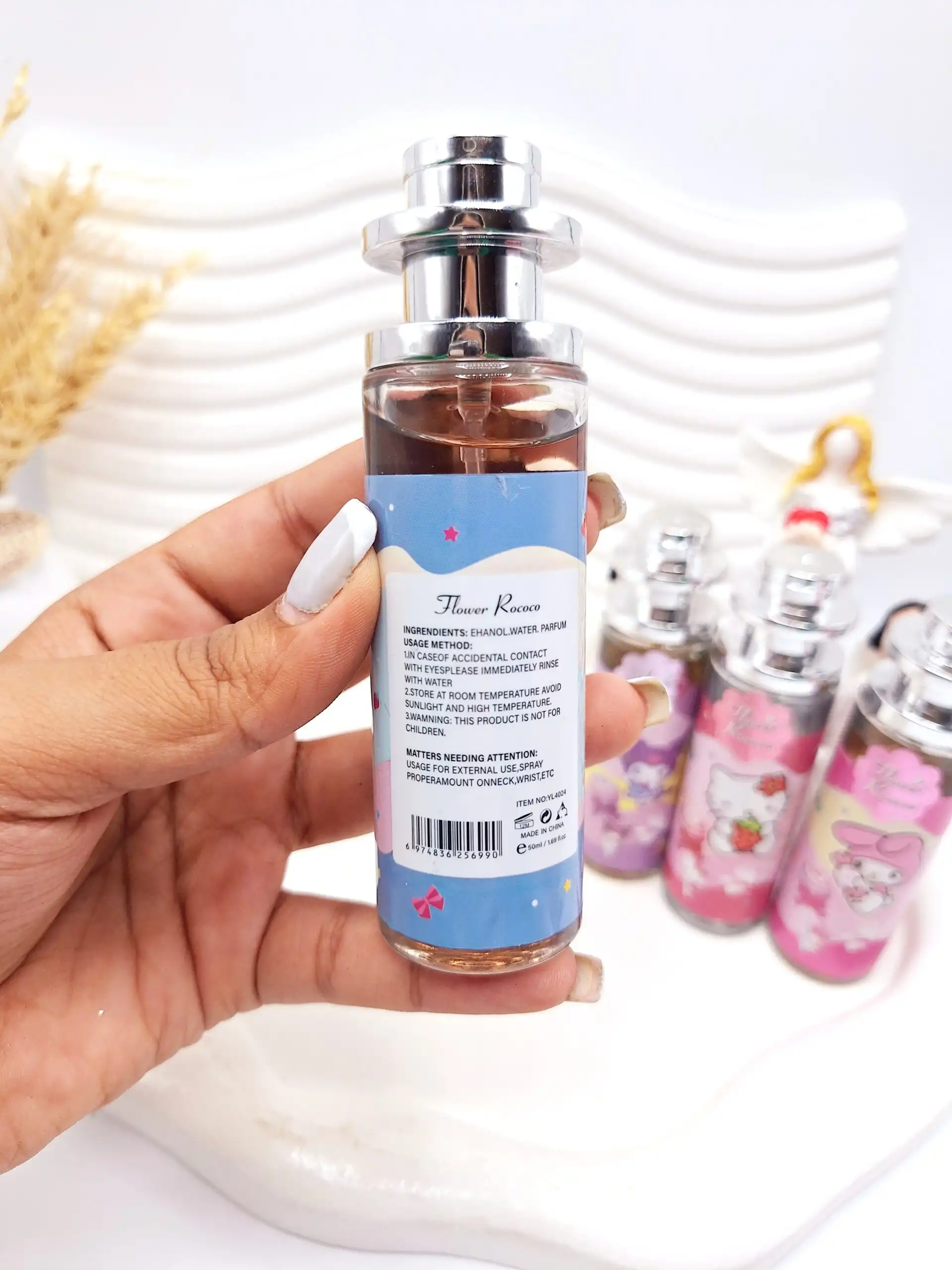 بادی ادکلن کرومی فانتزی Flower Rococo کد 4024