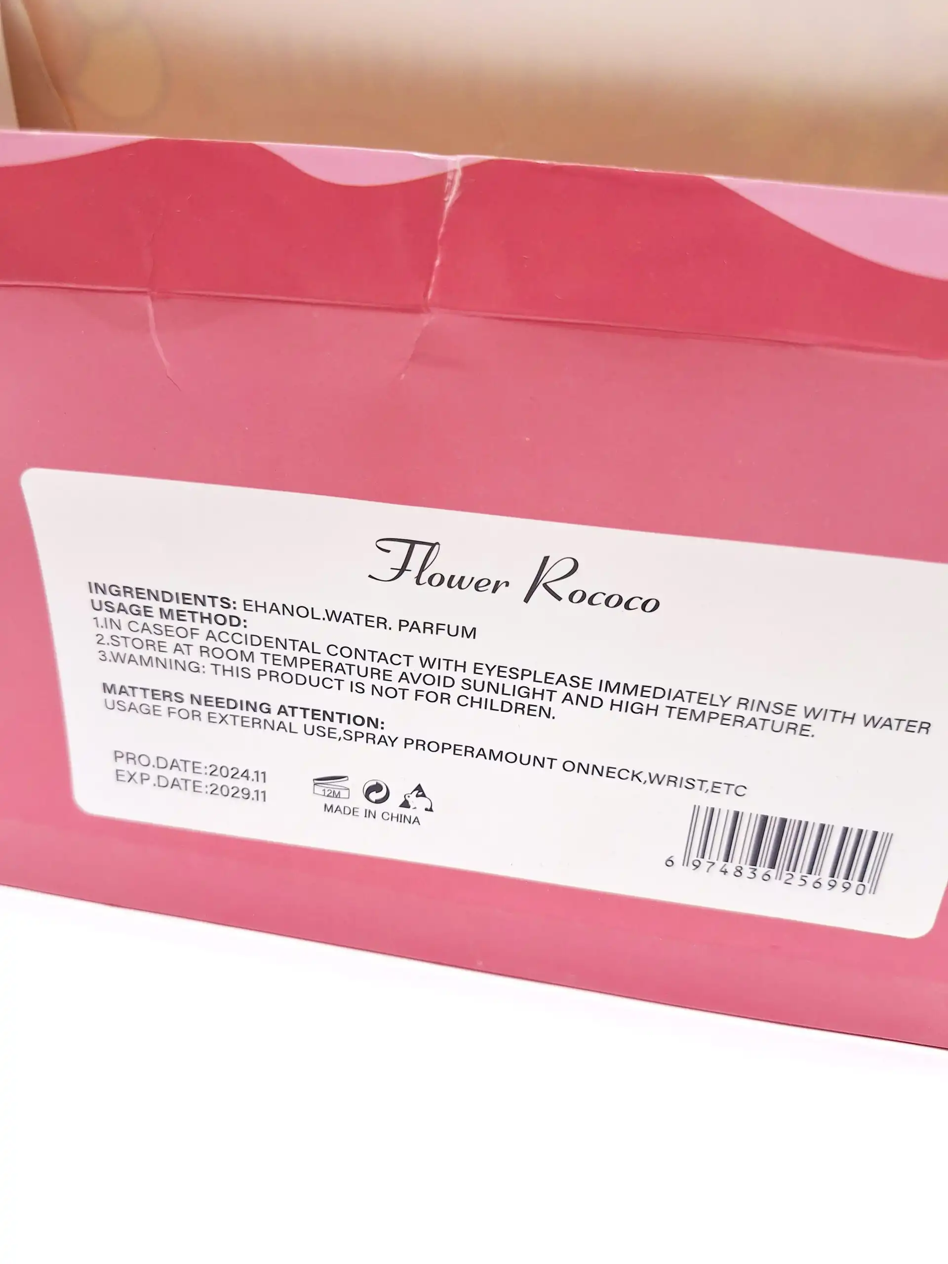 بادی ادکلن کرومی فانتزی Flower Rococo کد 4024