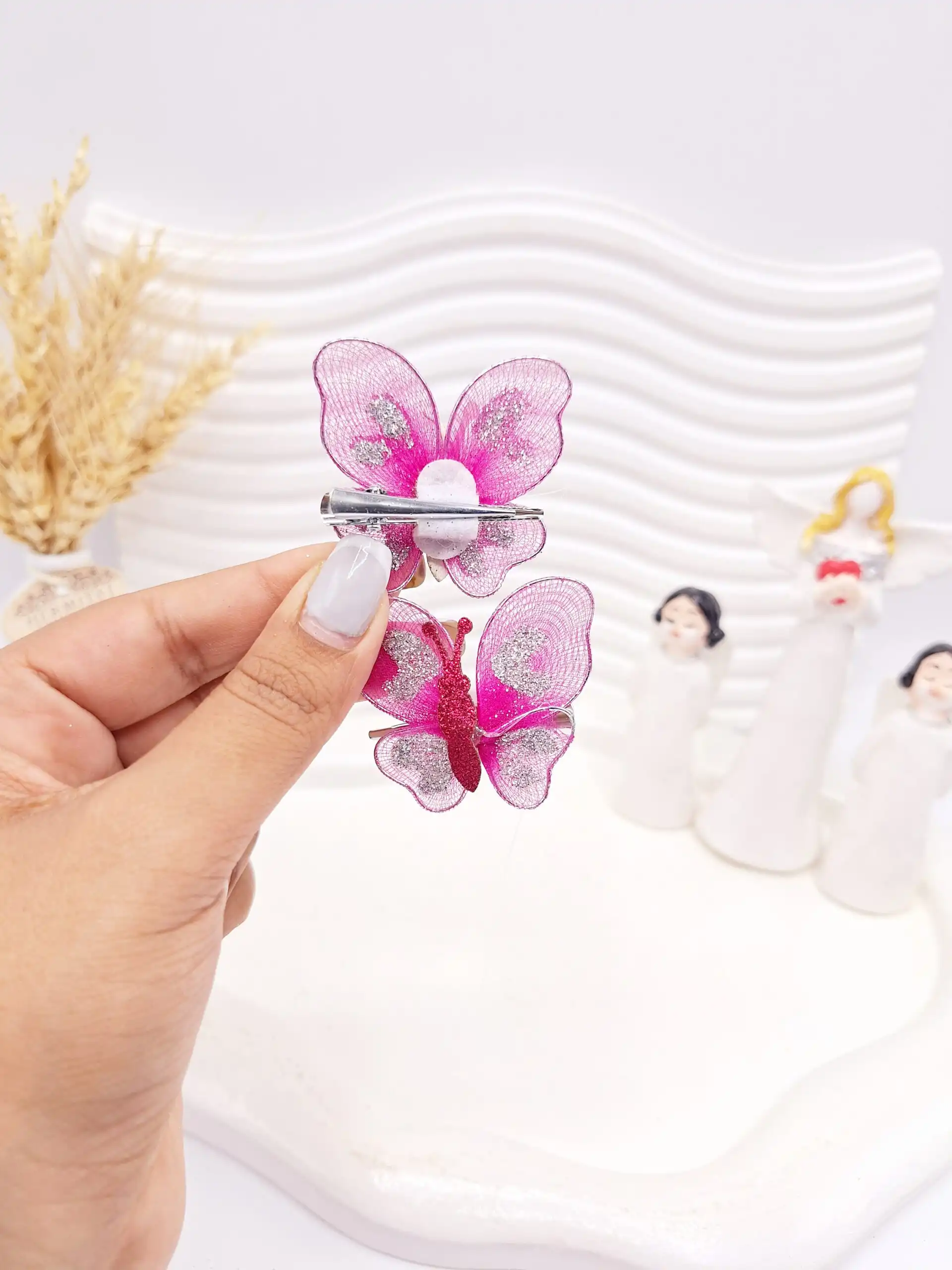 گیره مو طرح پروانه کد 2752-5