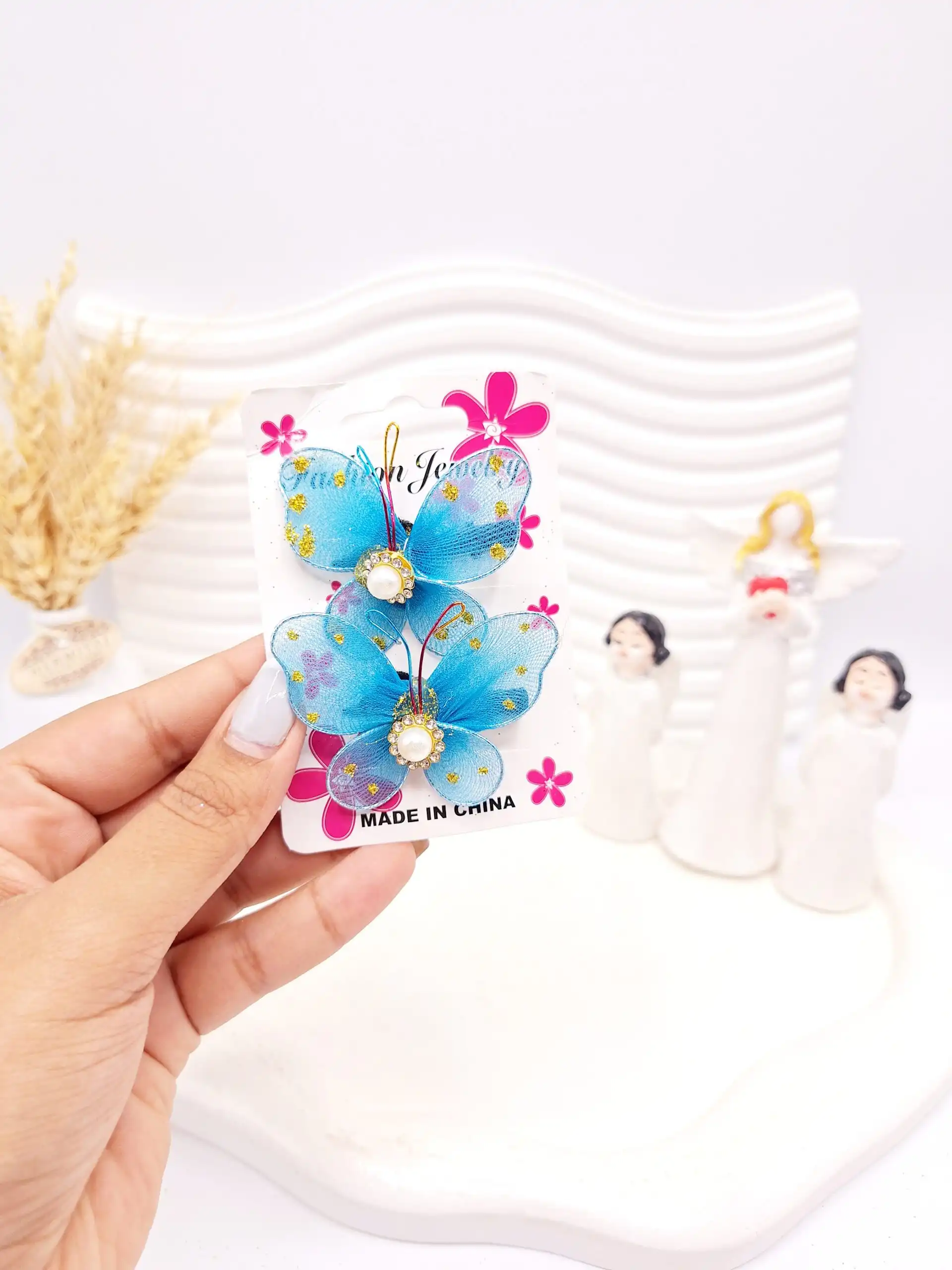 گیره مو طرح پروانه کد 2752-5