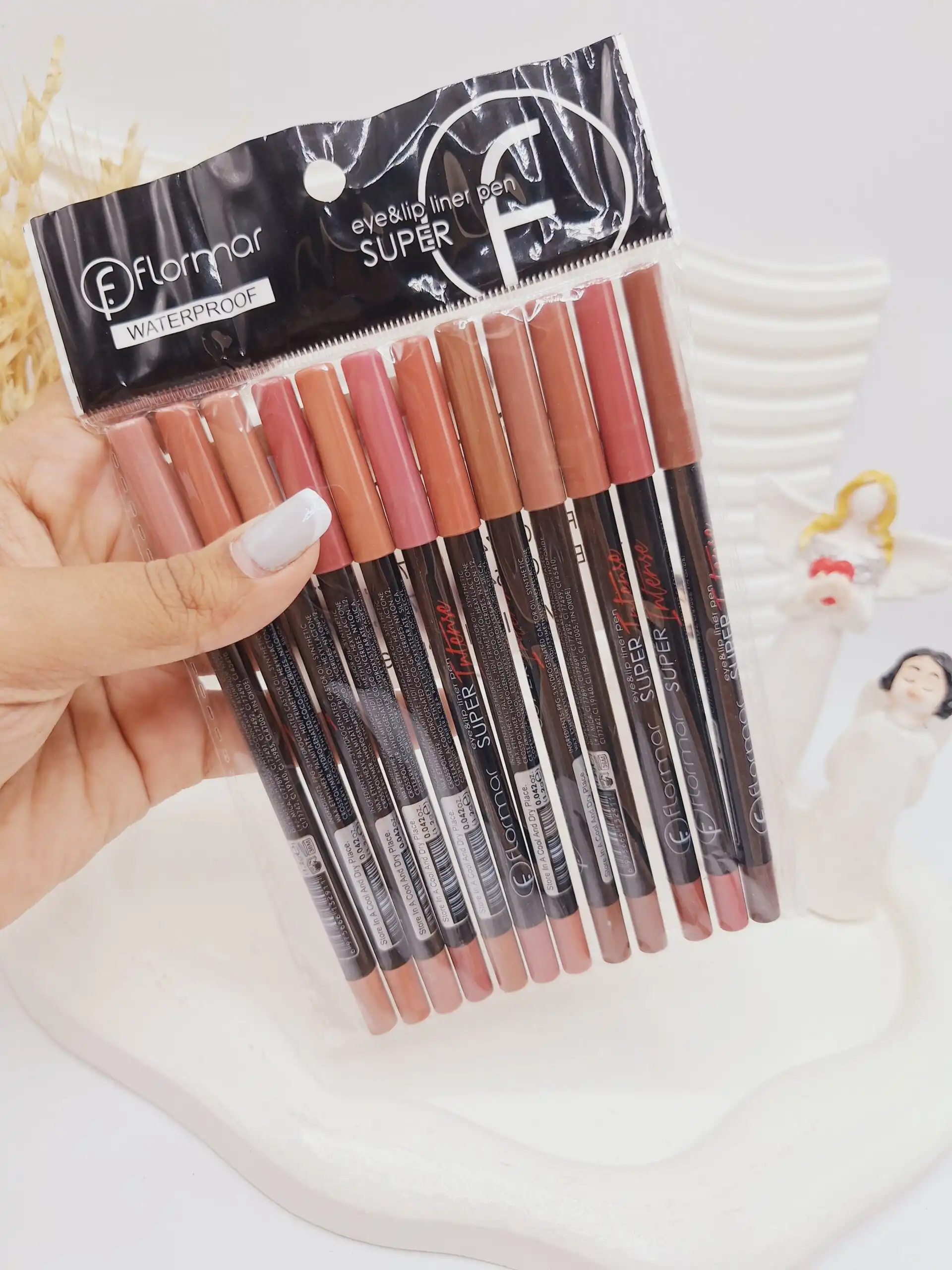 پک 12 تایی خط لب فلورمار کد 2911