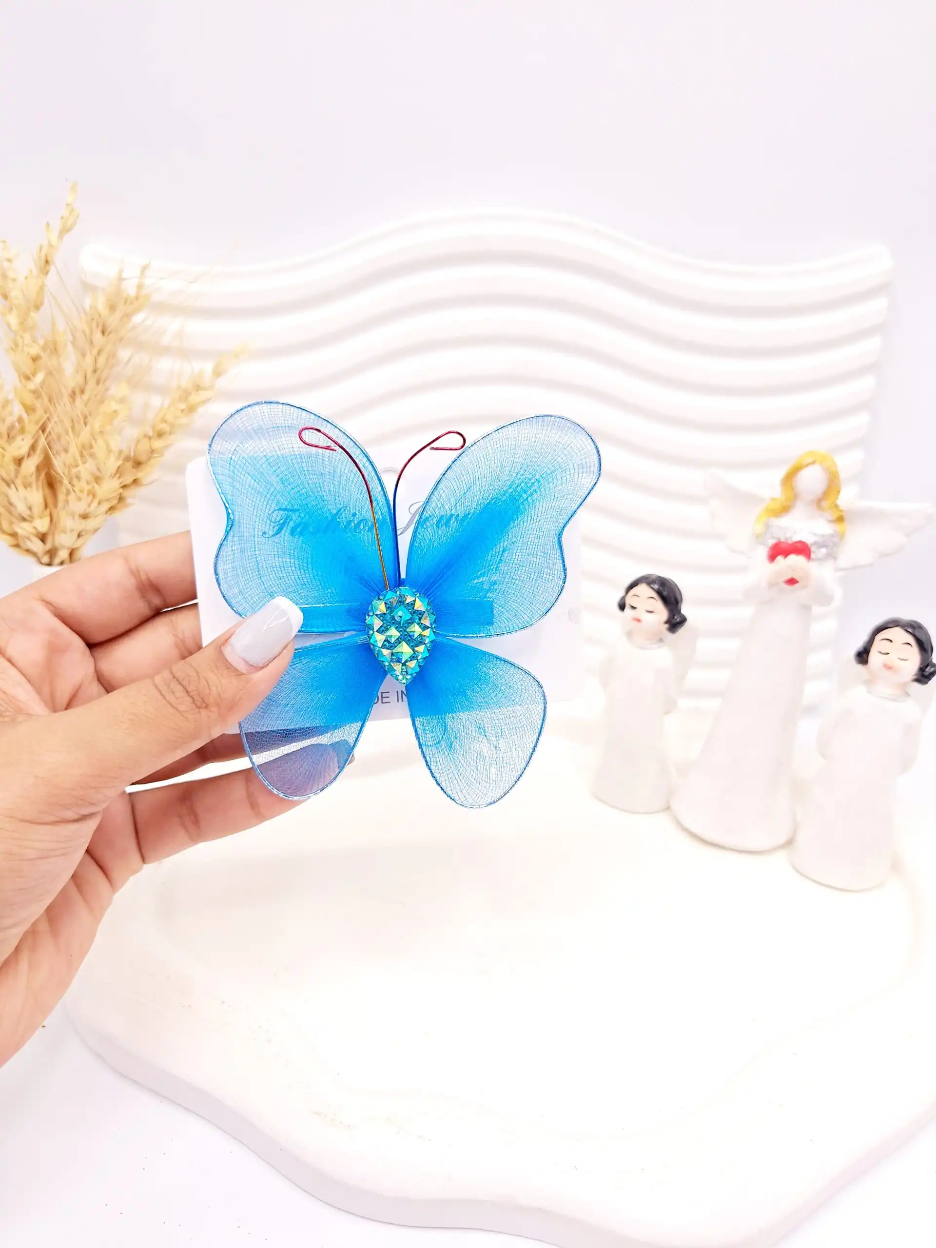 گیره مو طرح پروانه کد 2752-6