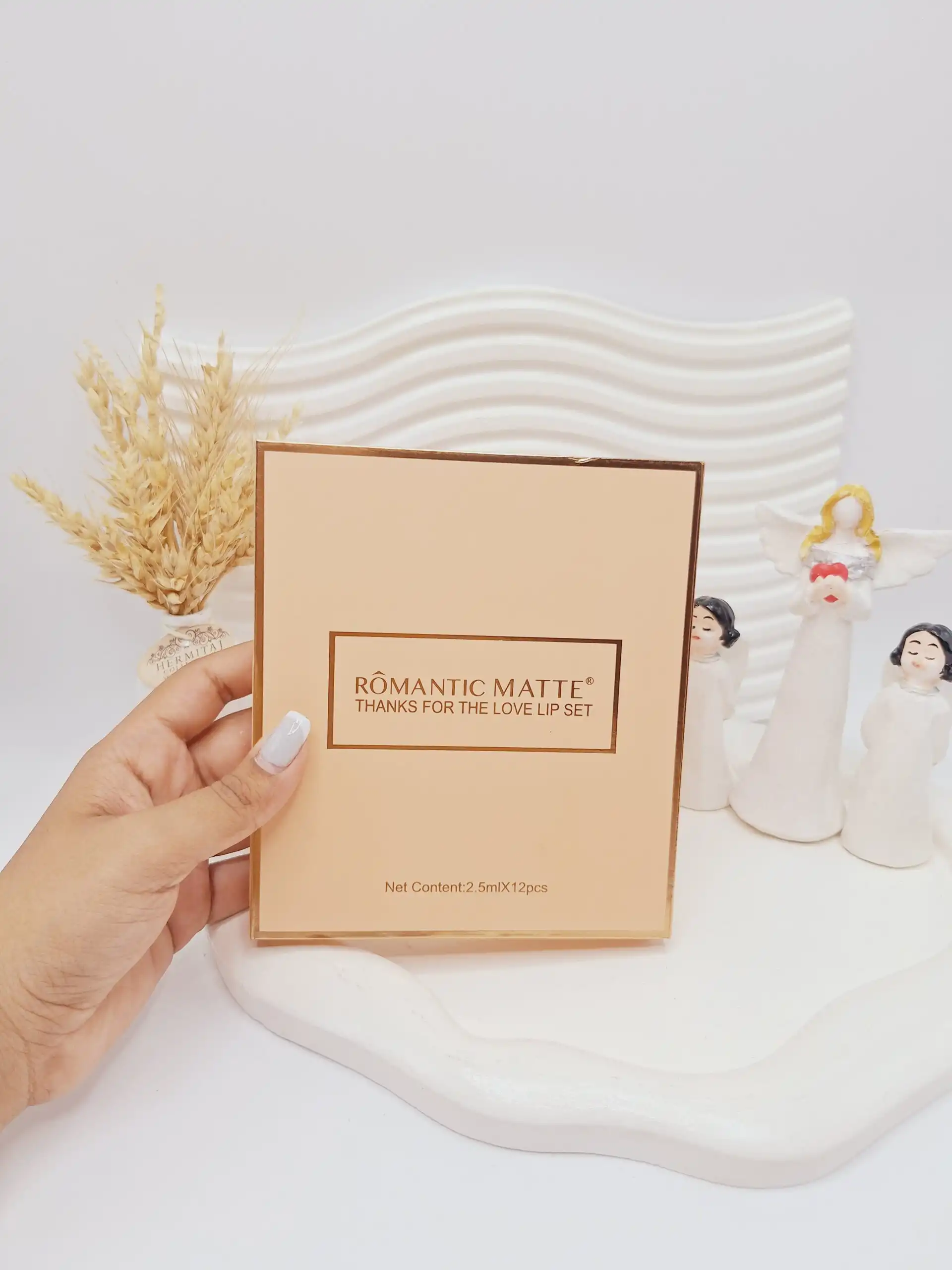 پک 12 تایی رژ مایع رومانتیک مات کد 1770