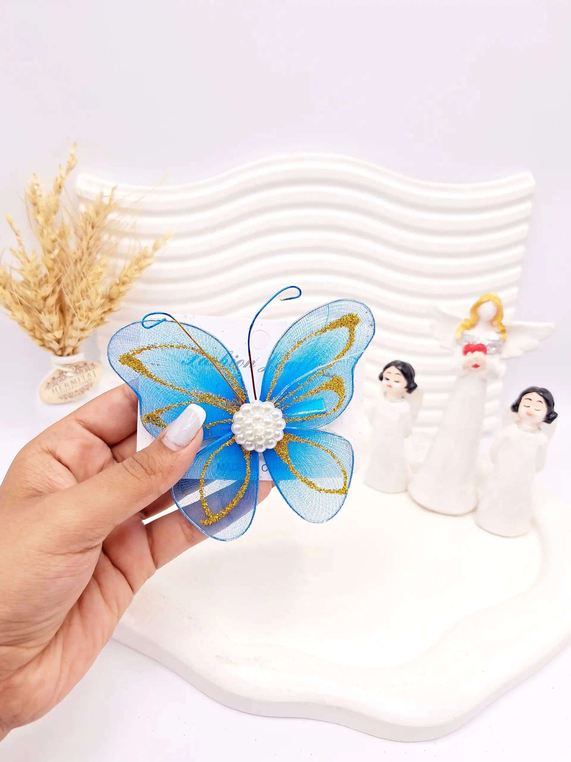 گیره مو طرح پروانه کد 2752-7