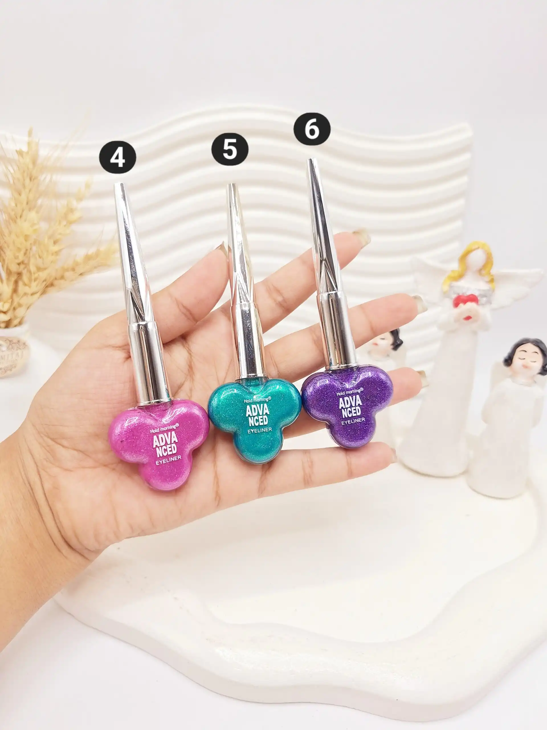 خط چشم مویی شاین دار رنگارنگ برند هولد مورنینگ کد 133