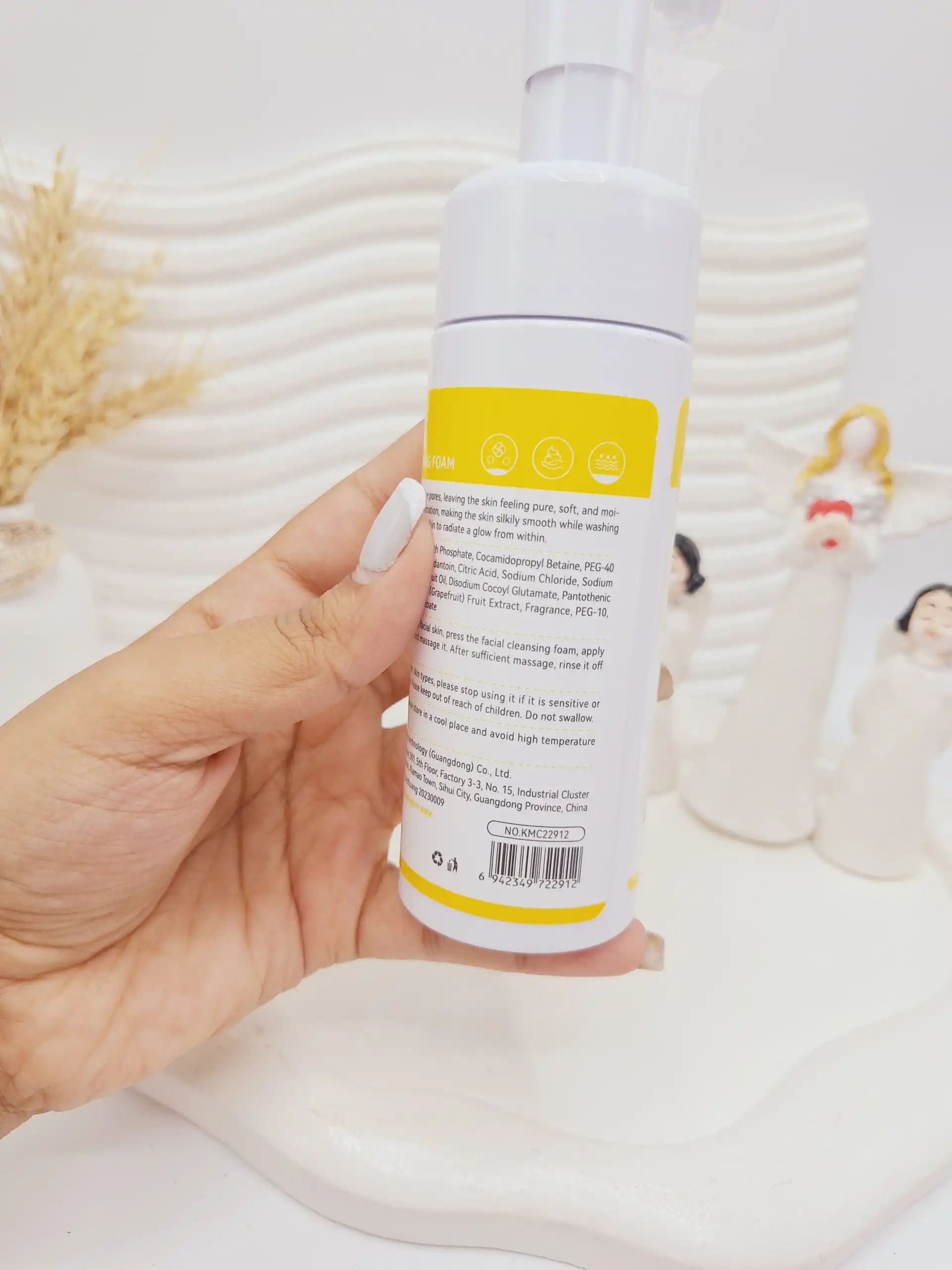 فوم شستشو ویتامین ب 5 KORMESIC کد 2912