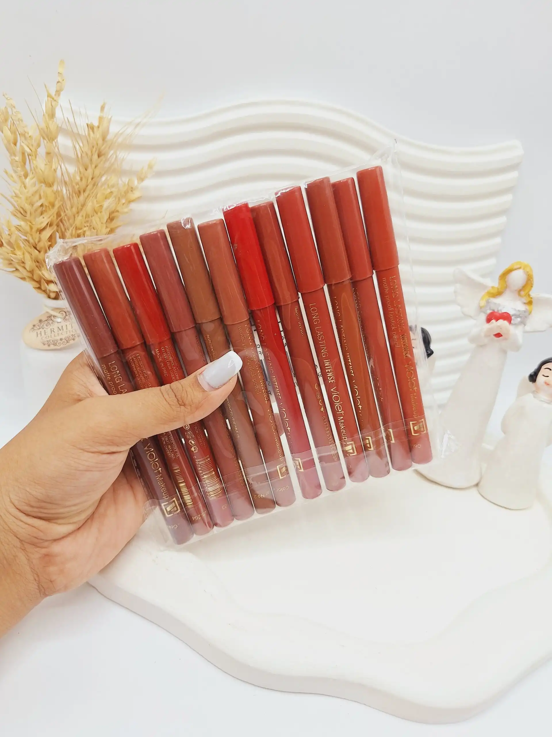 پک رژ مدادی 12 تایی برند ویولت اورجینال کد 5220