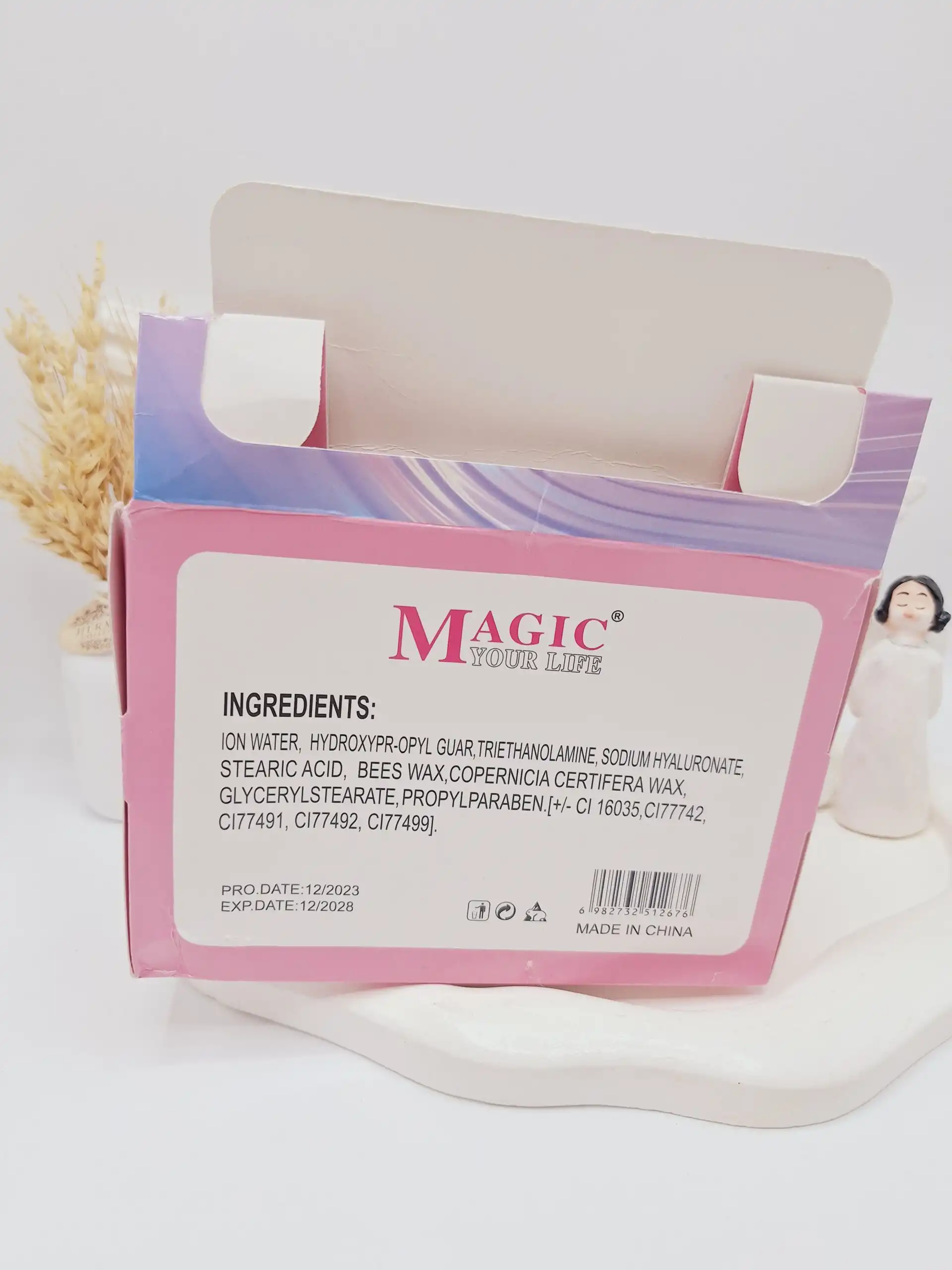 ژل لیف مژه و ابرو برند مجیک کد 1267 (بنفش)