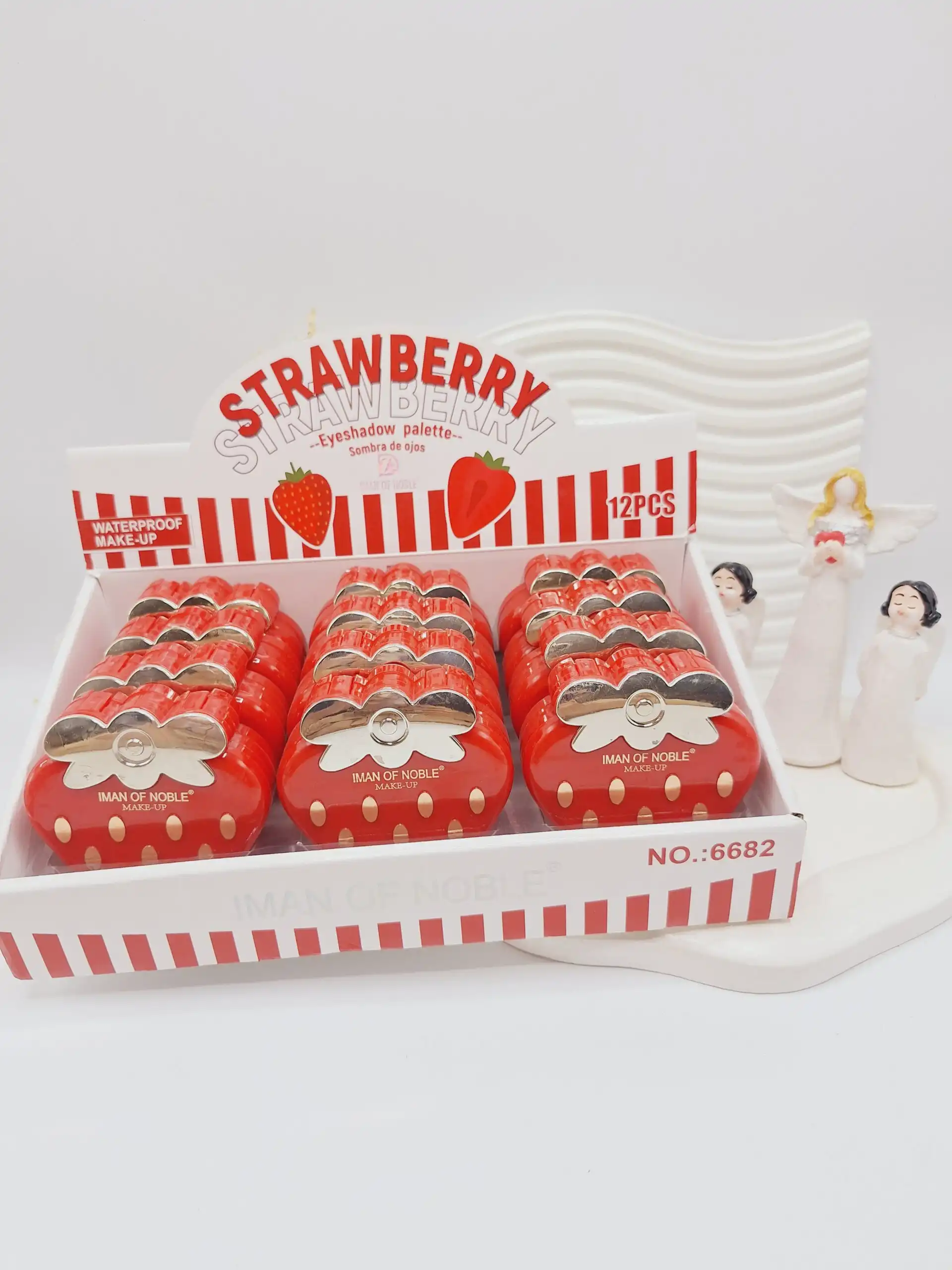 پالت سایه طبقاتی توت فرنگی فوق لاکچری IMAN OF NOBLE کد 6682