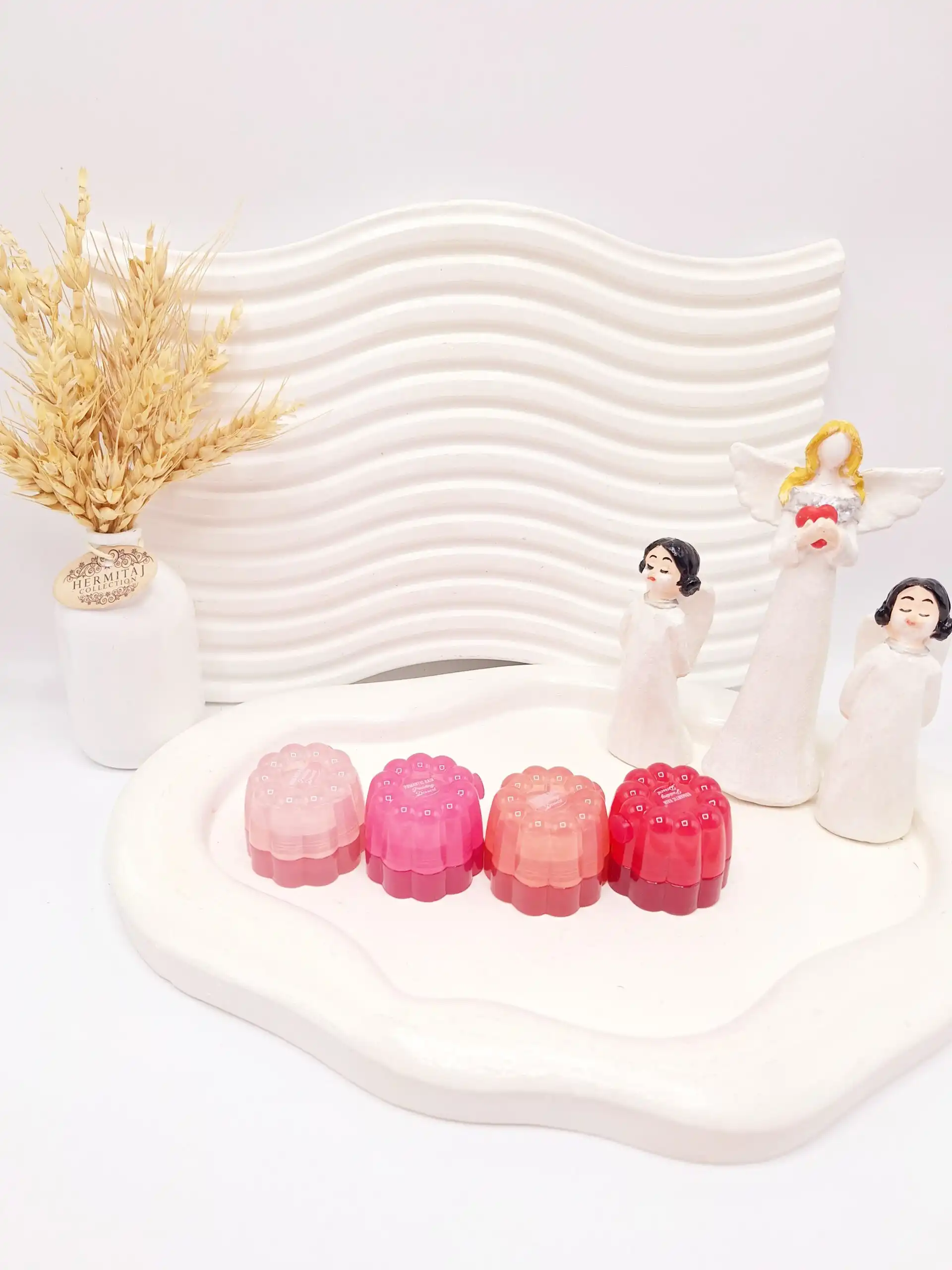 رژ لب کاسه ای نرم طرح ژله ای ROMANTIC RAIN کد 2720