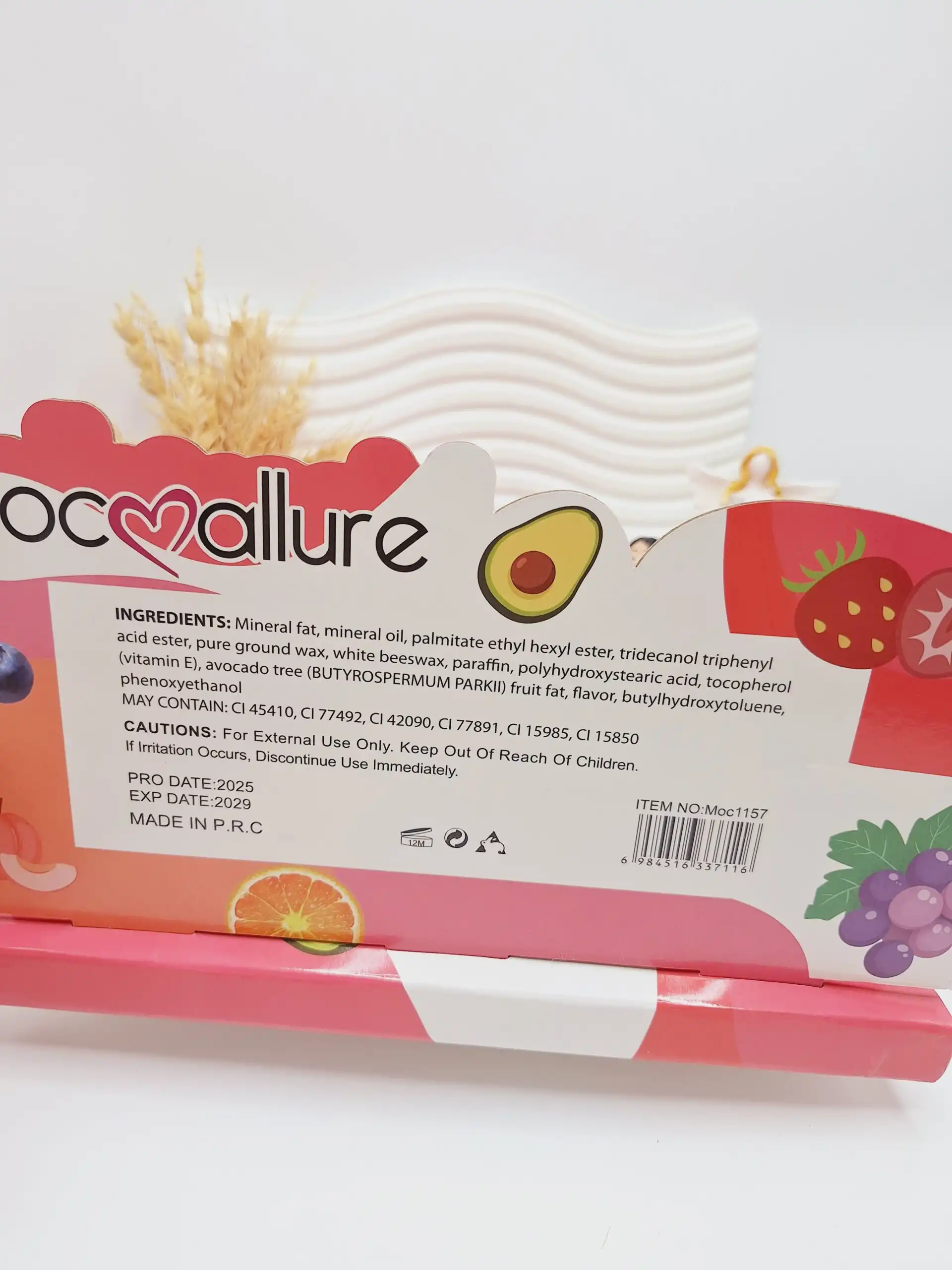 رژ ایرپادی میوه ایی اورجینال از برند Mocallure کد 1157