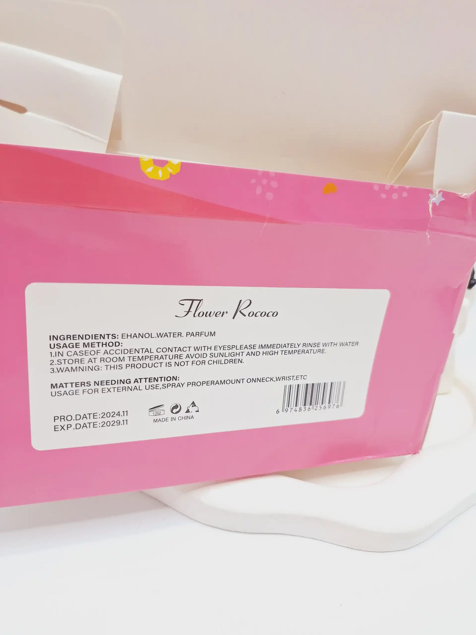 بادی ادکلن میوه ای فانتزی Flower Rococo کد 6976