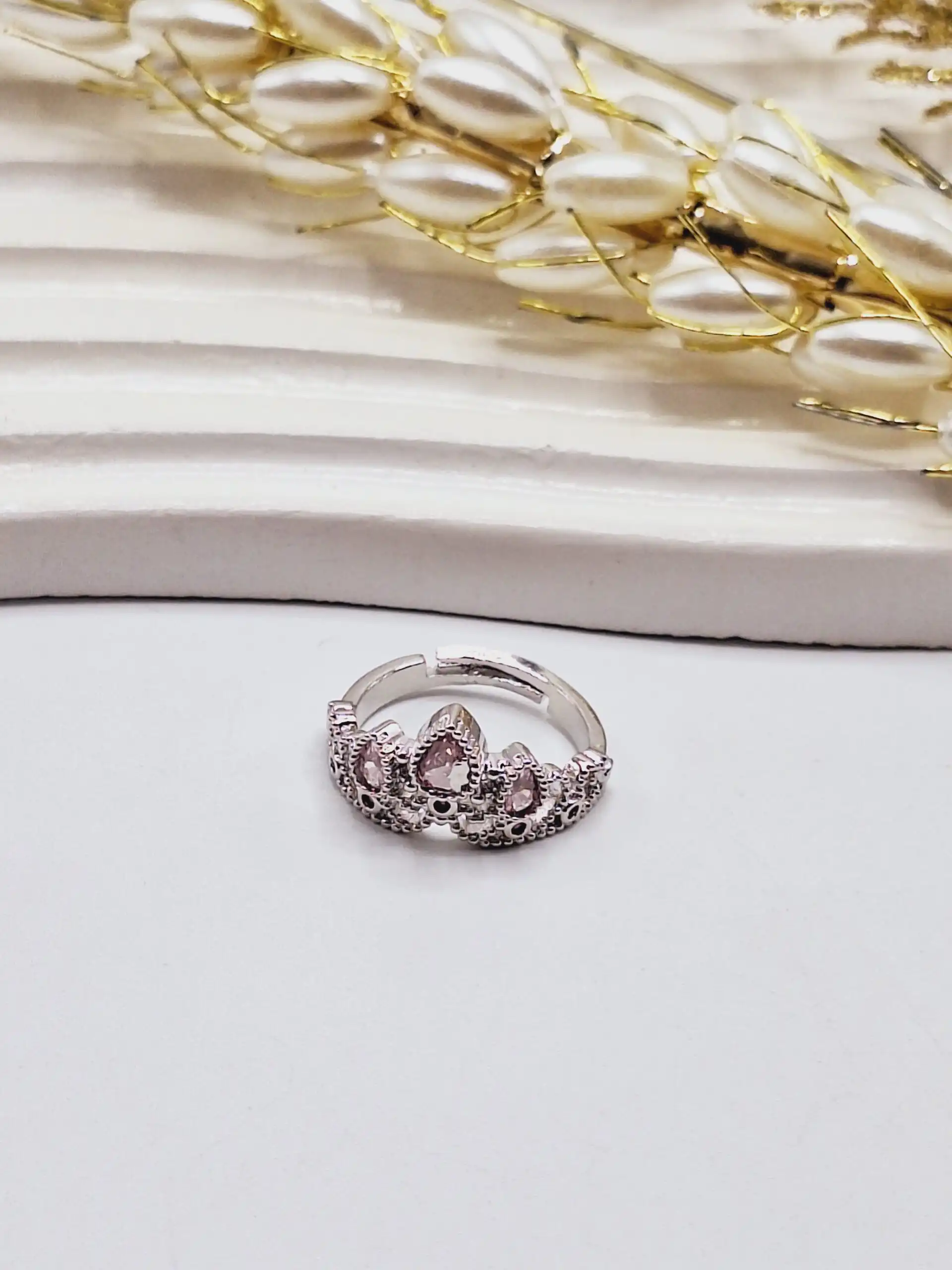 انگشتر تاچ پرنسسی راپونزل صورتی