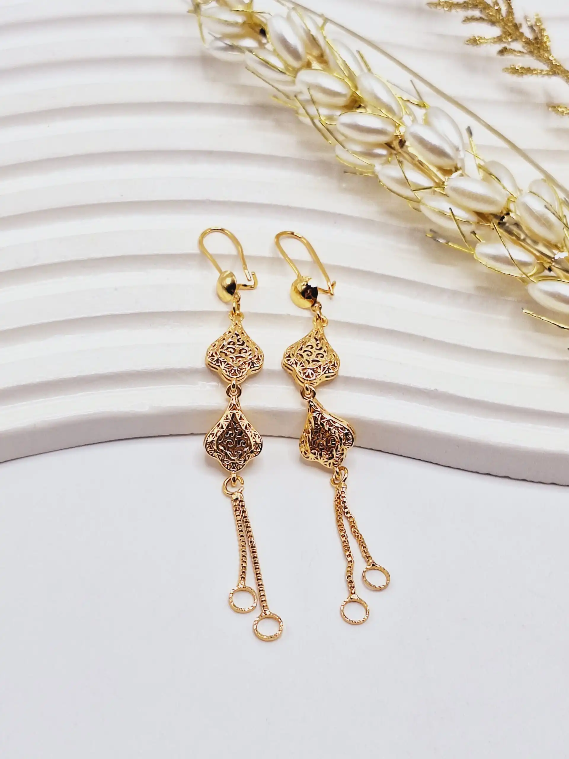 گوشواره مجلسی آویز دار مارک ژوپینگ