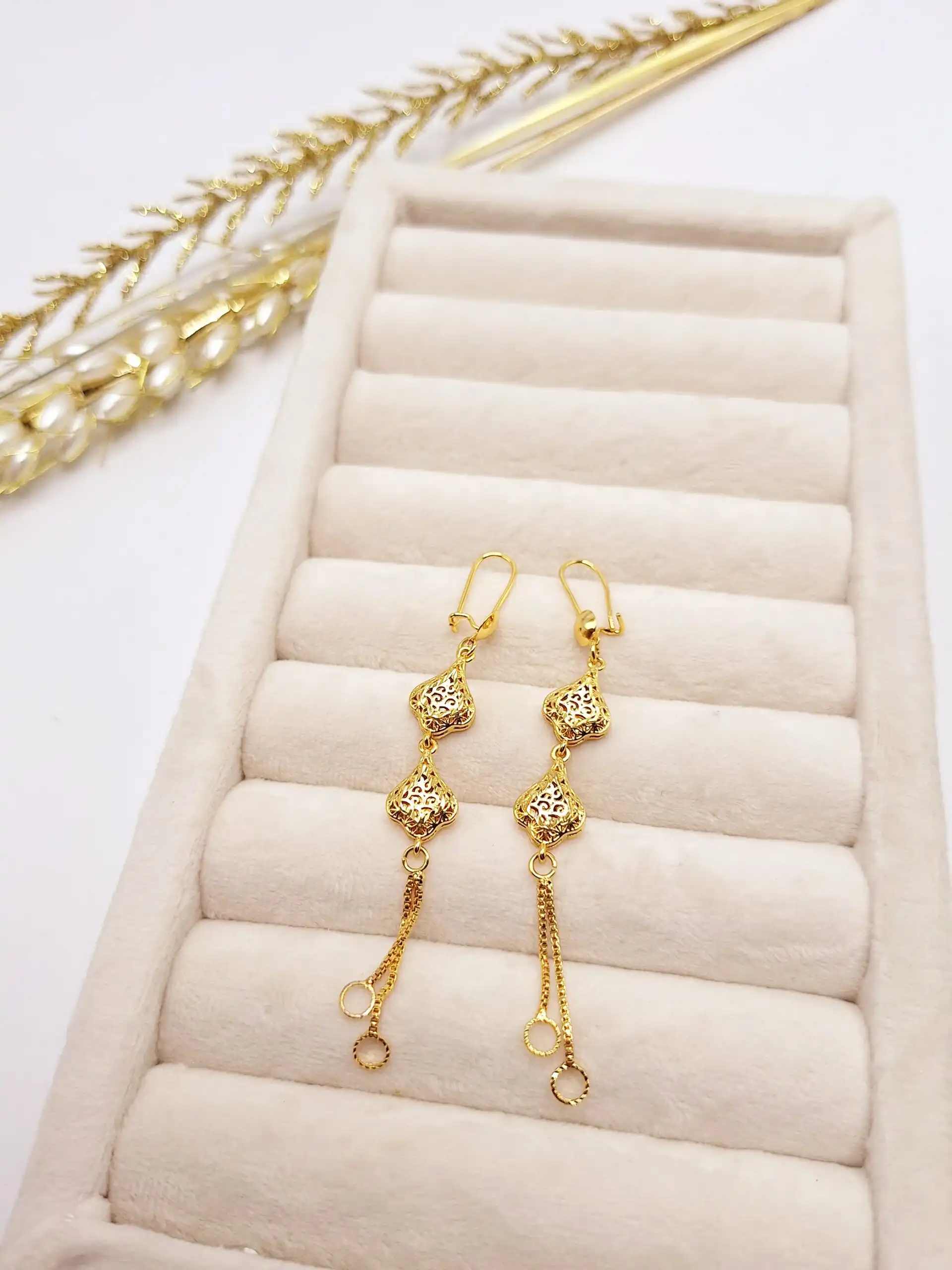 گوشواره مجلسی آویز دار مارک ژوپینگ