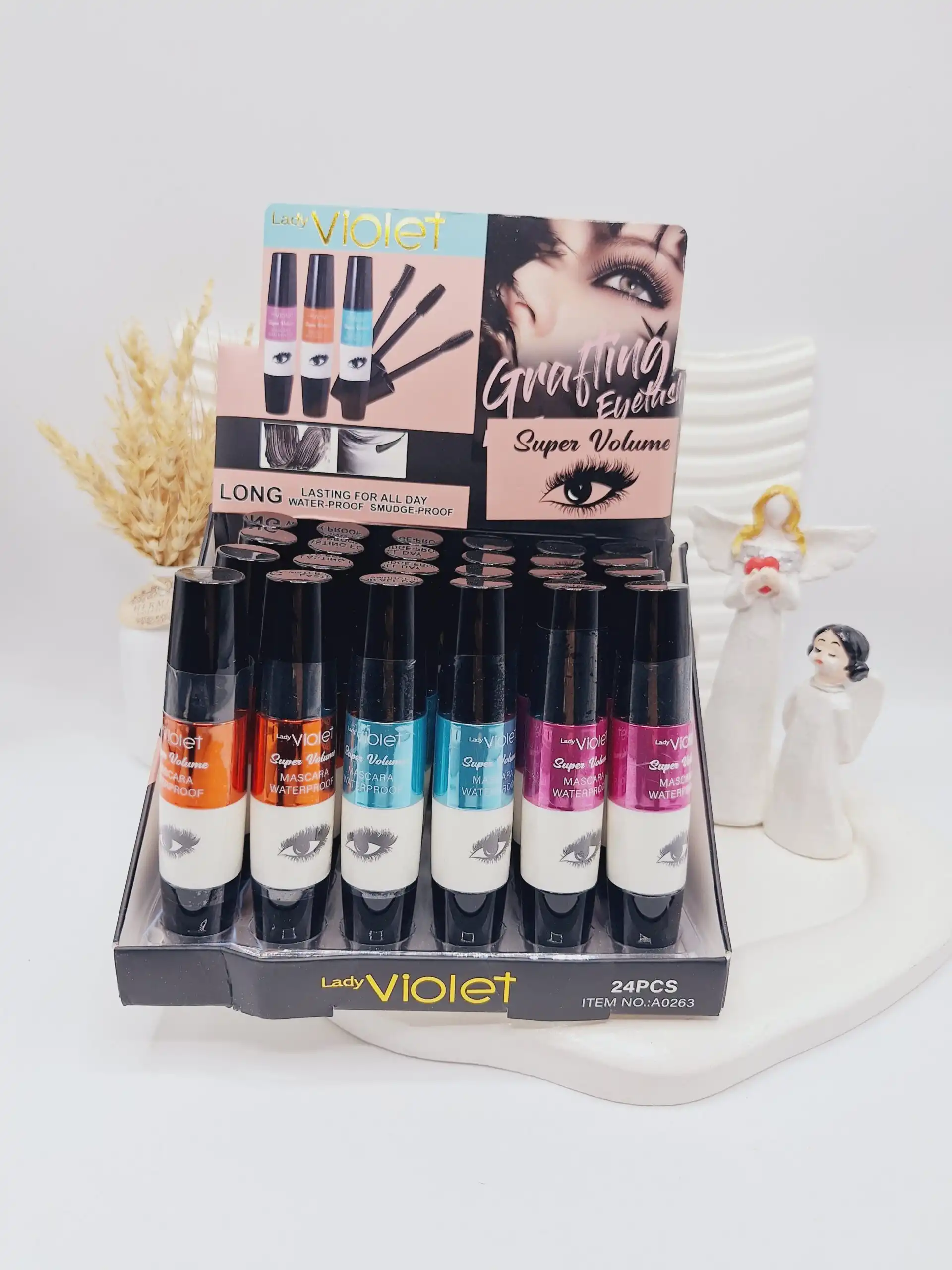 ریمل ژله ای ضد آب لیدی ویولت Lady Violet Mascara کد A0263