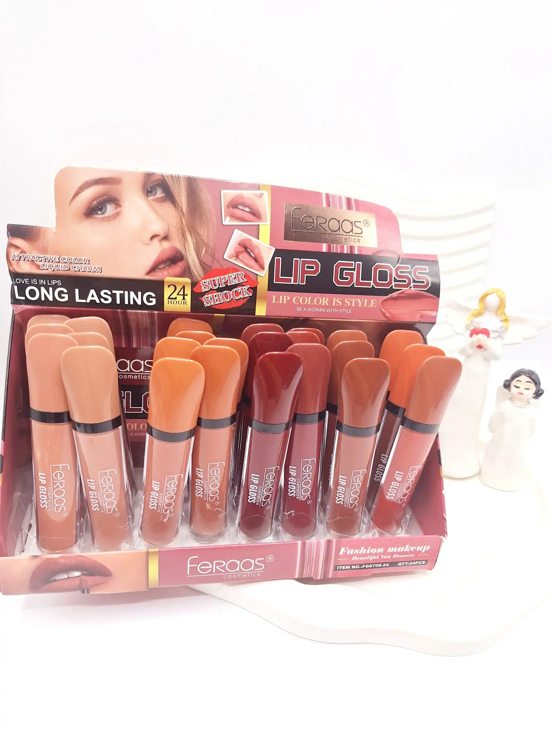 پک رژ مایع 8 تایی با کیفیت Feraas کد 6709