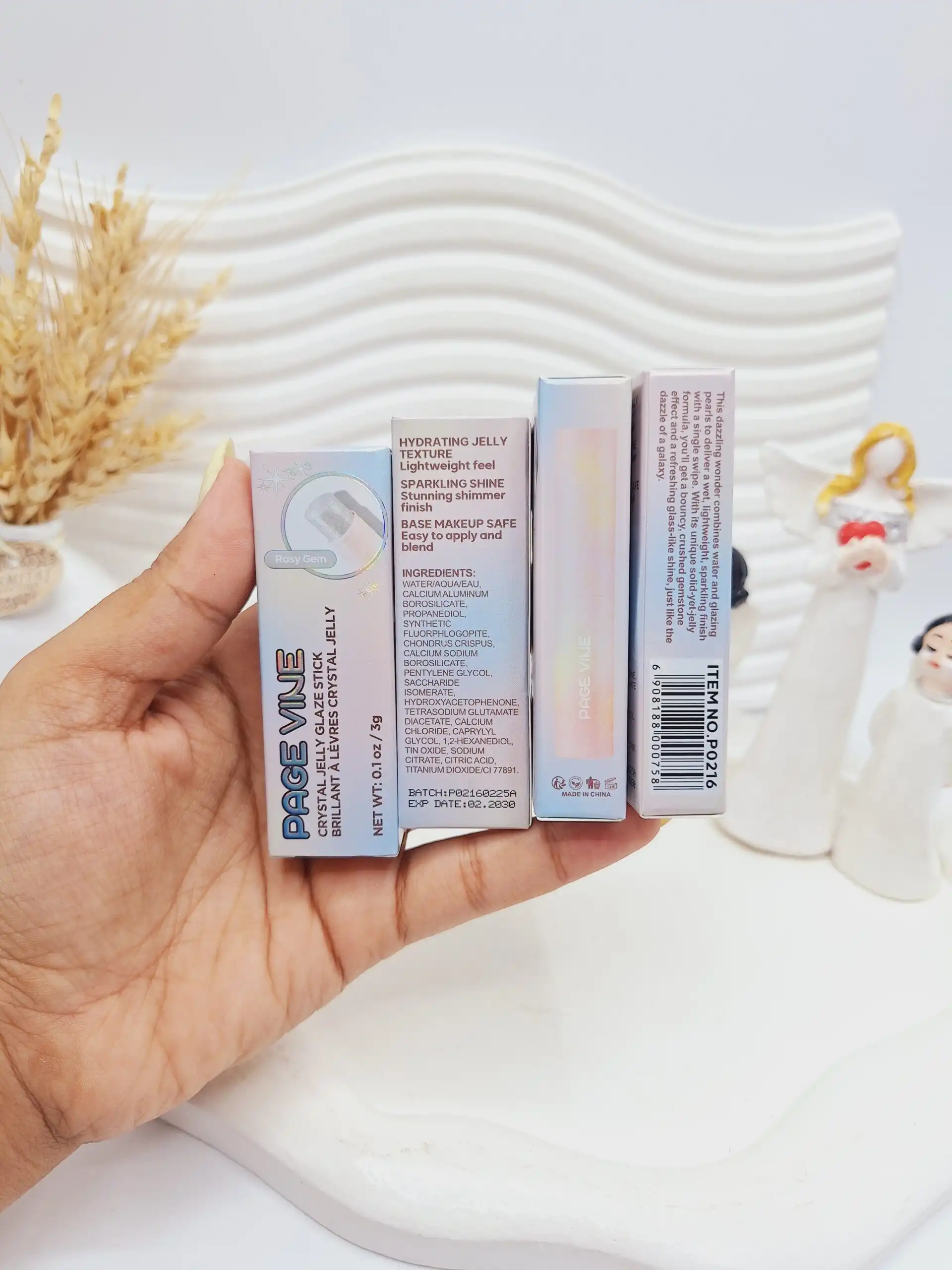 سایه چشم ترند استیکی کرستالی ژله ای کد 0216