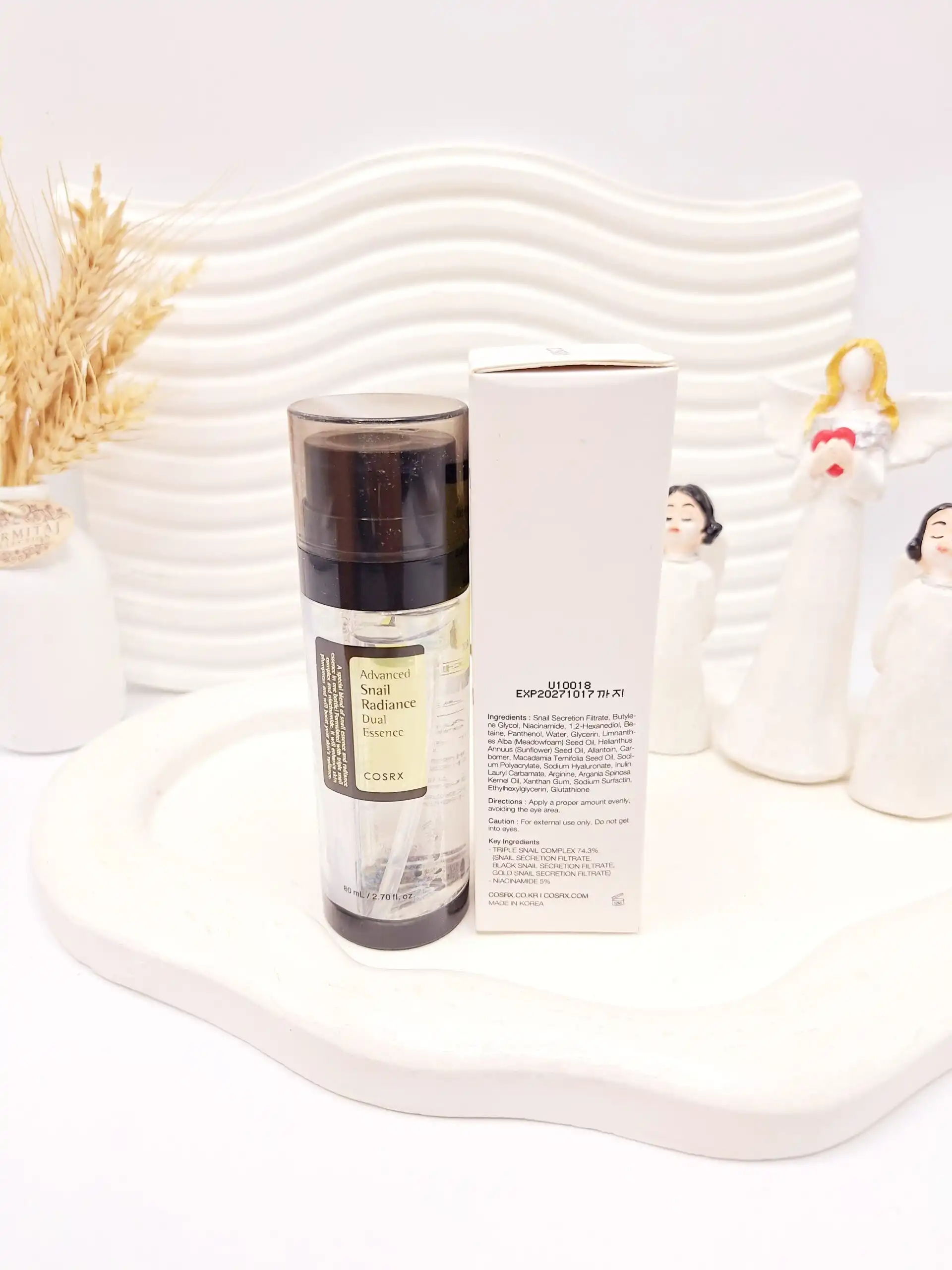 اسنس دوگانه درخشندگی پوست پپتید حلزون برند کوزارکس COSRX کد 452053