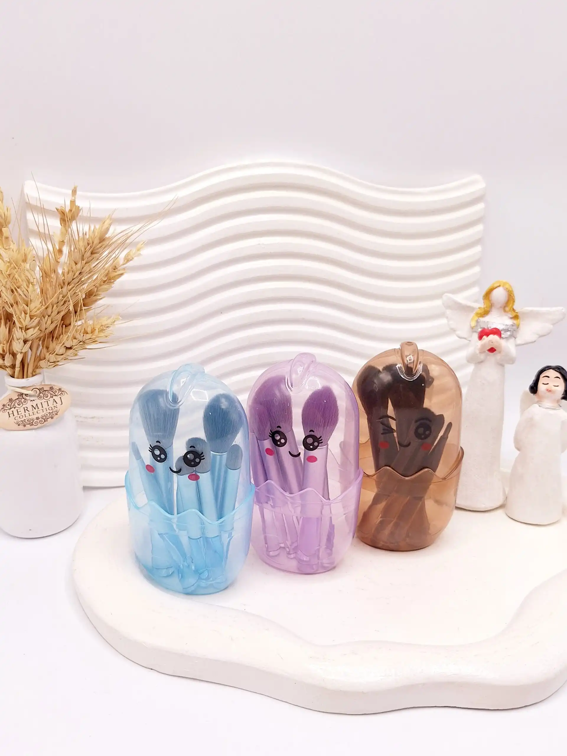 براش 7 تیکه میکاپ مدل جوجه باکس دار