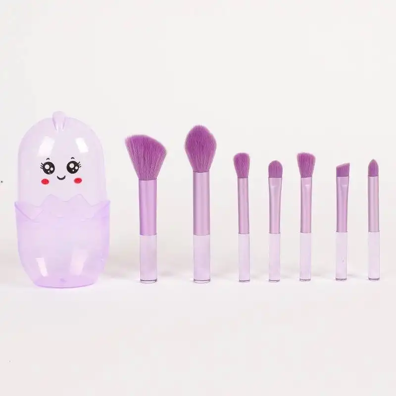 براش 7 تیکه میکاپ مدل جوجه باکس دار