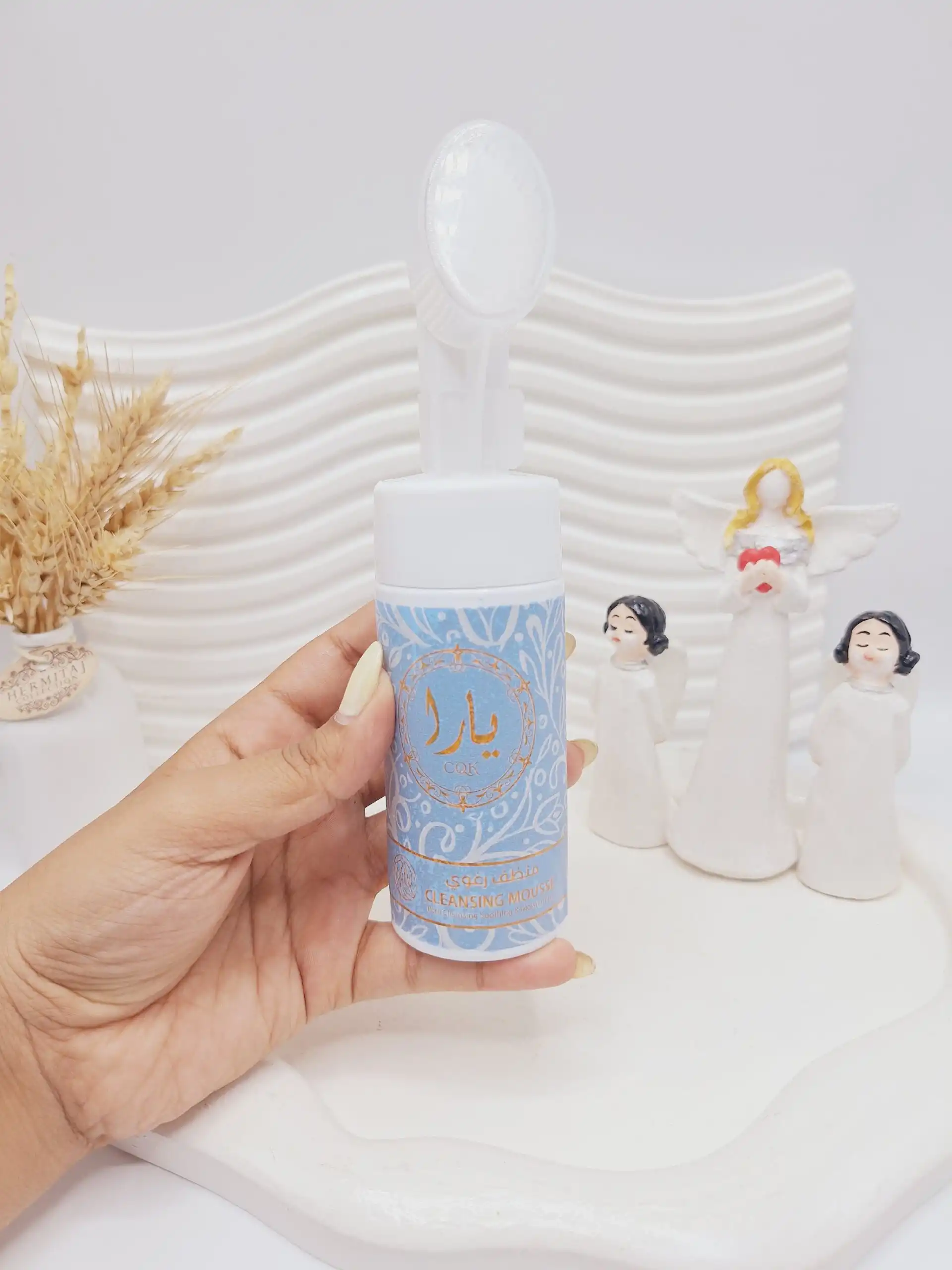 فوم براش دار روشن کننده یارا (آبی) کد 5651