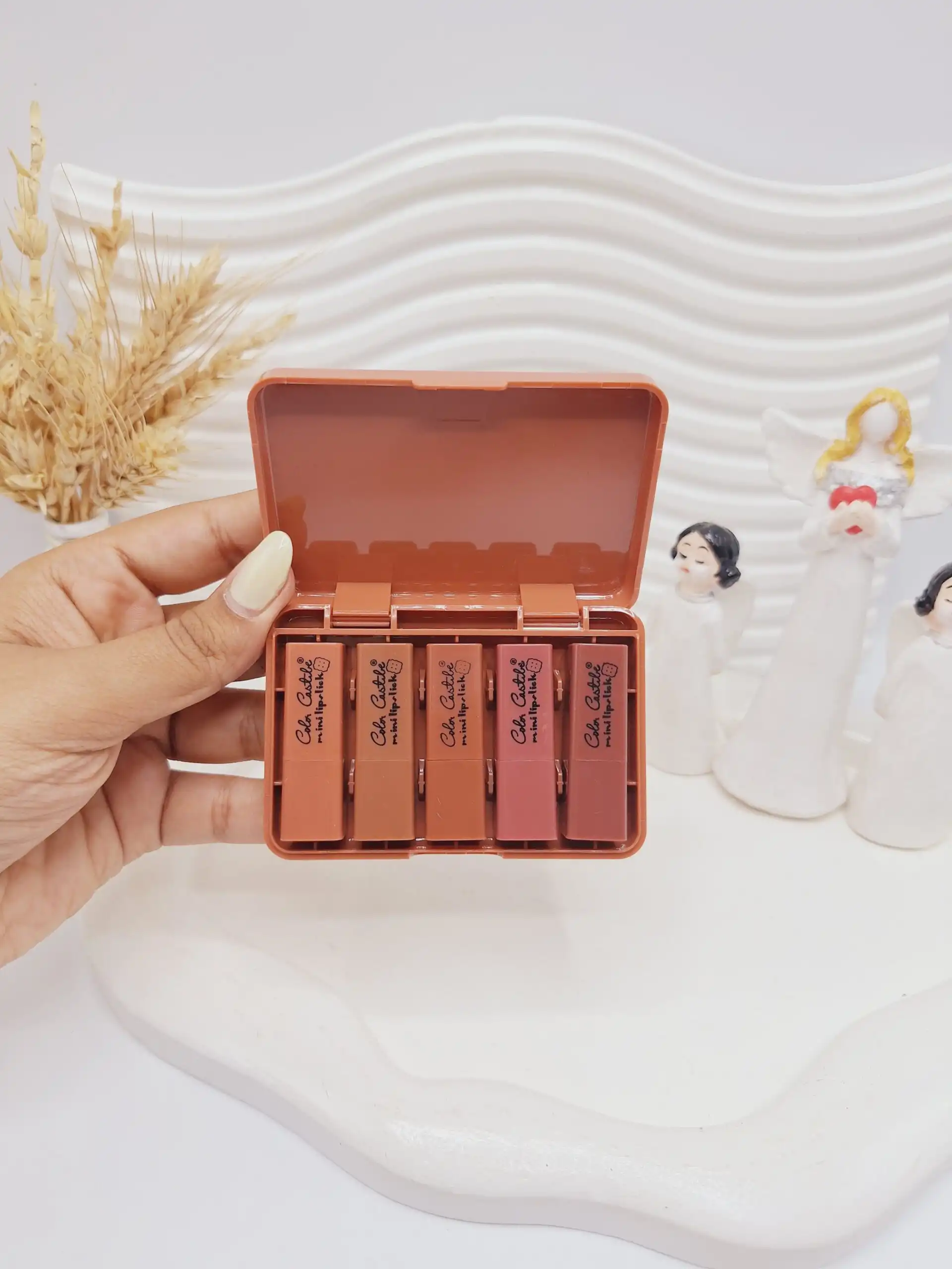 پک 5 عددی رژلب جامد Color Castle کد 8099