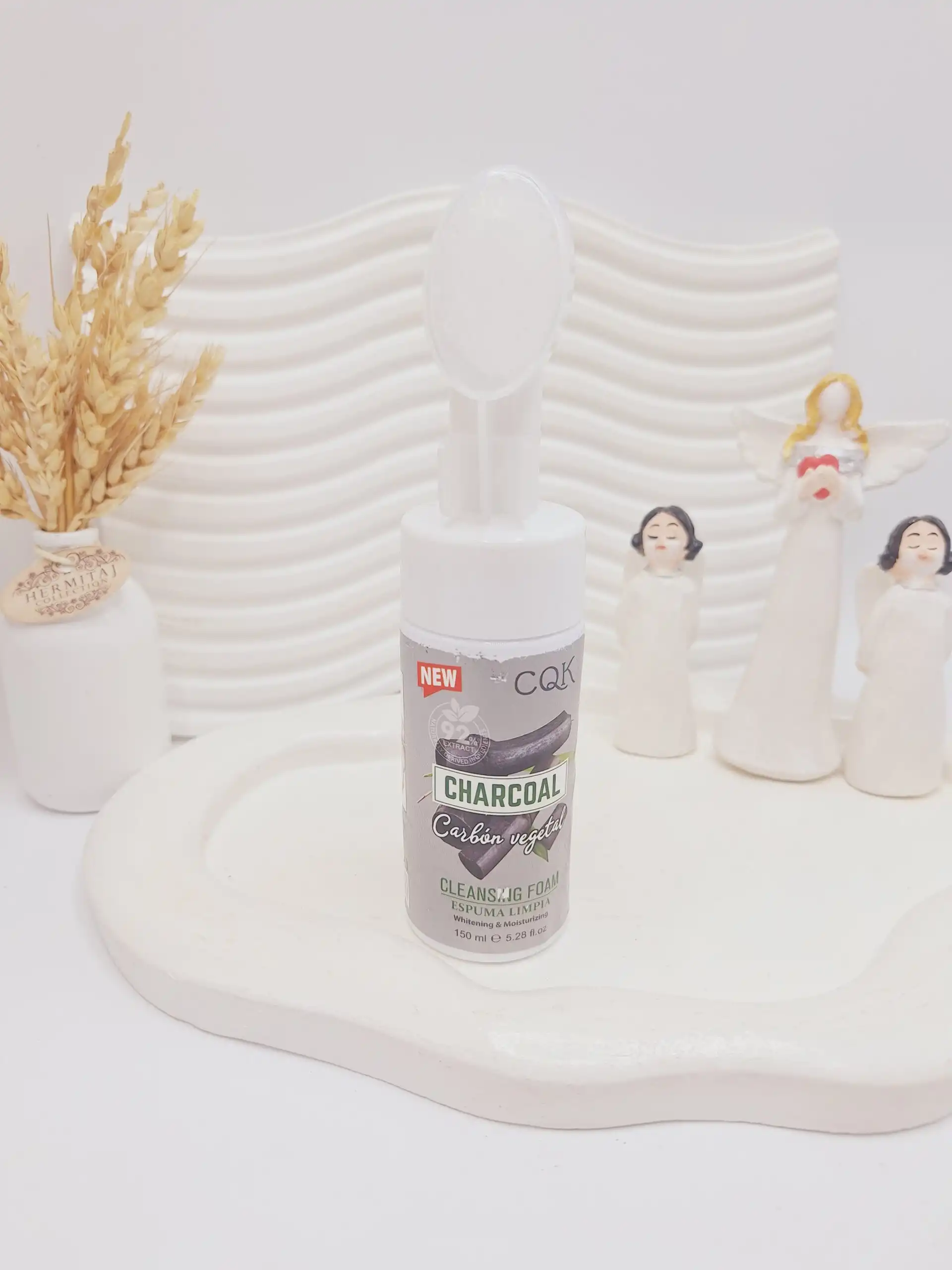 فوم براش دار زغال برند CQK کد 3923