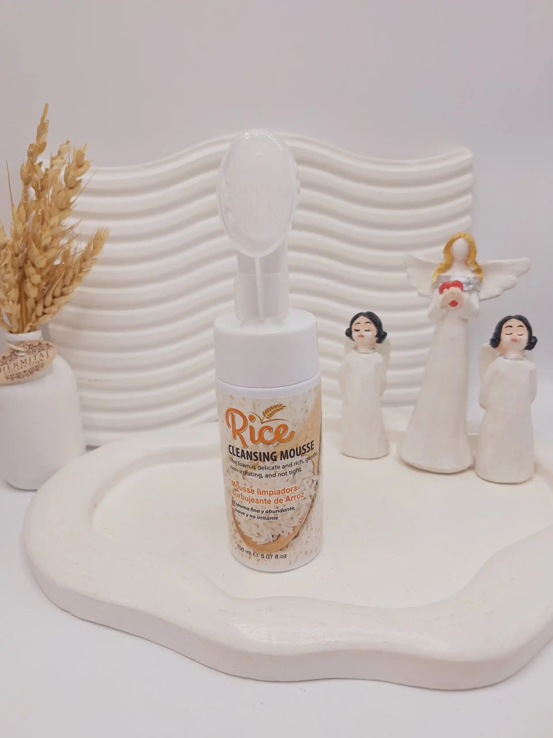 فوم براش دار برنج برند Rice کد 8345