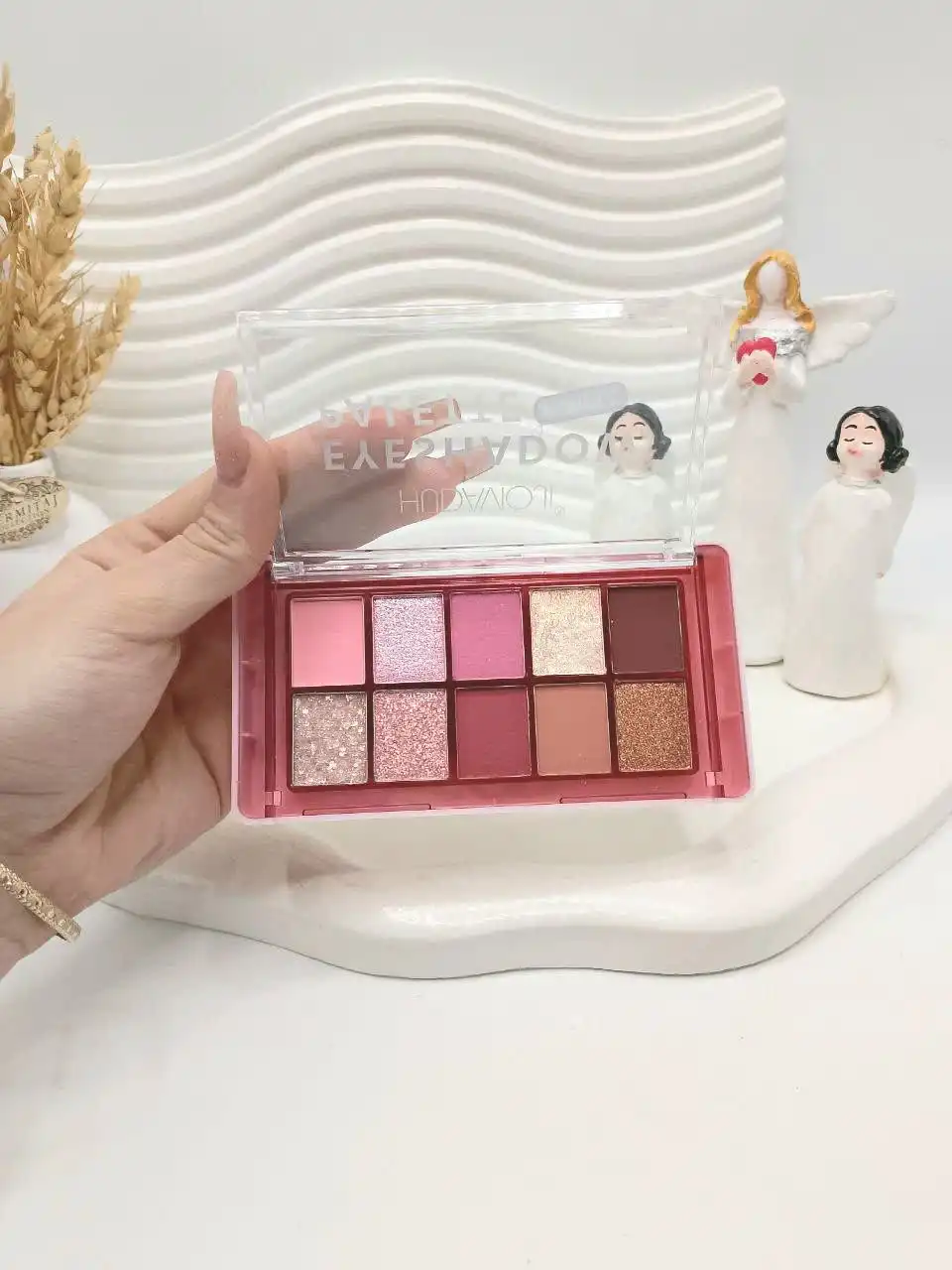 پالت سایه 10رنگ برند هدا موجی کد 718