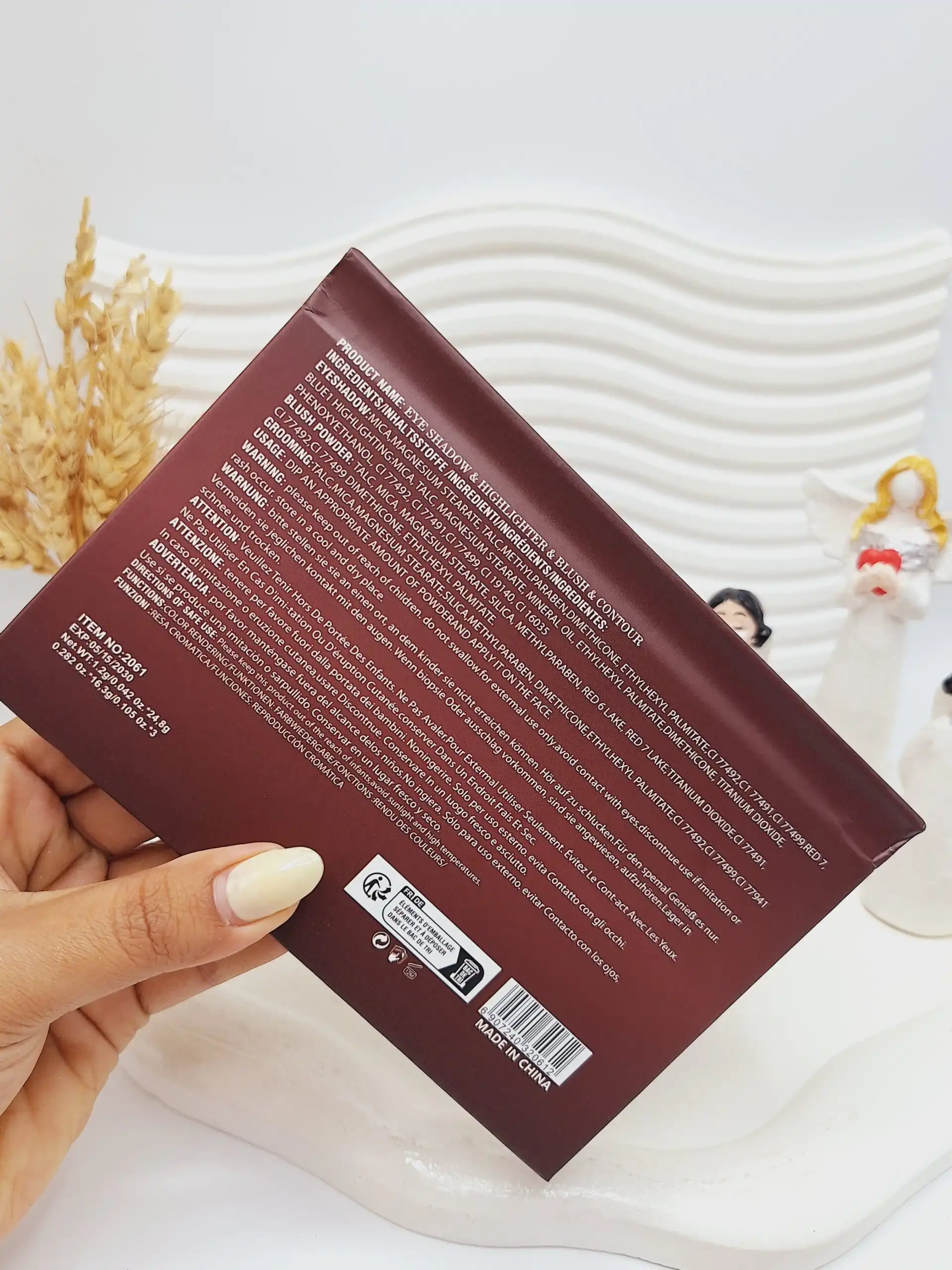 پالت کتابی برند Naughty کد0612