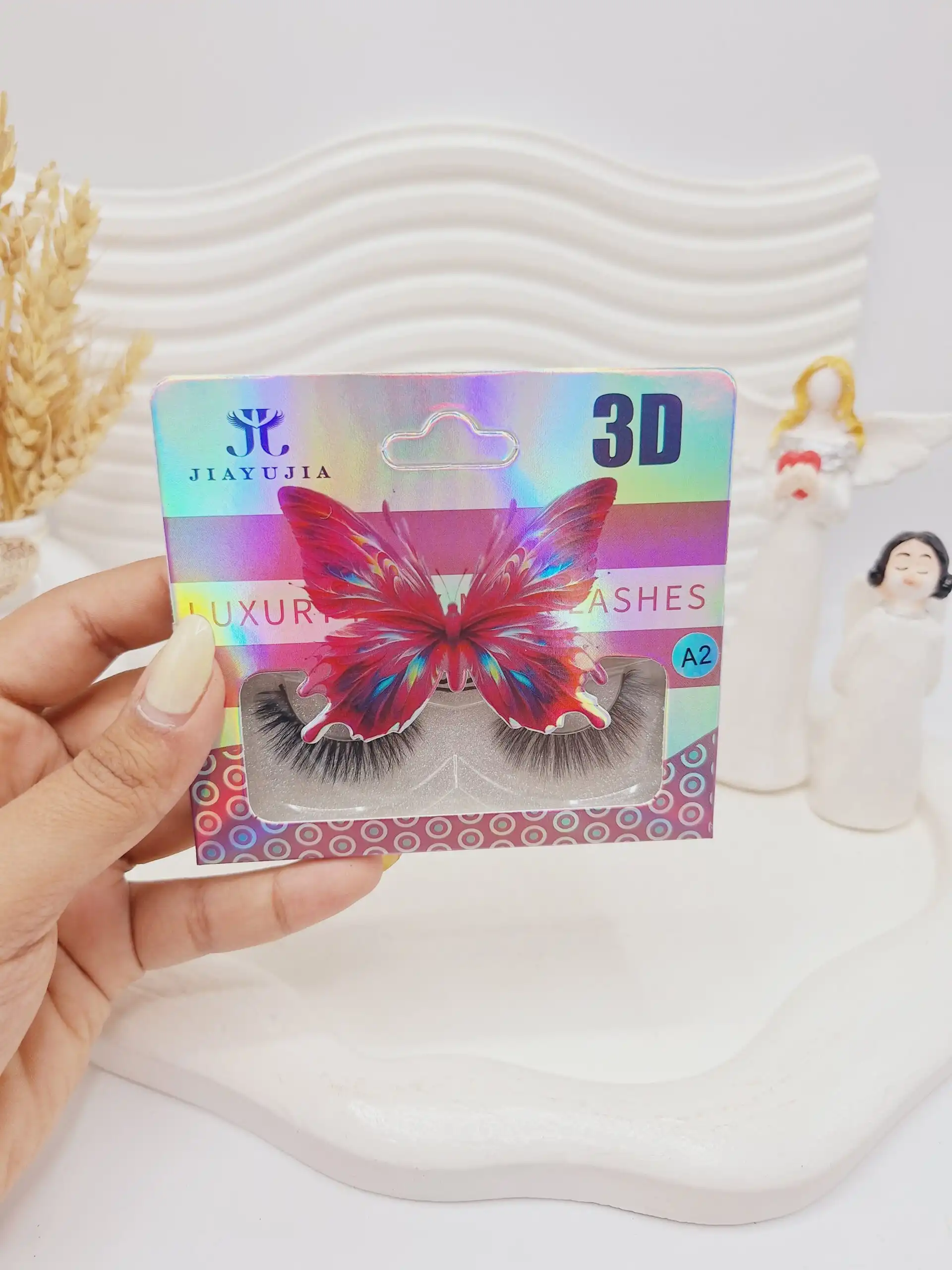 مژه مصنوعی 3D کارتن پروانه INTENG کد 7339