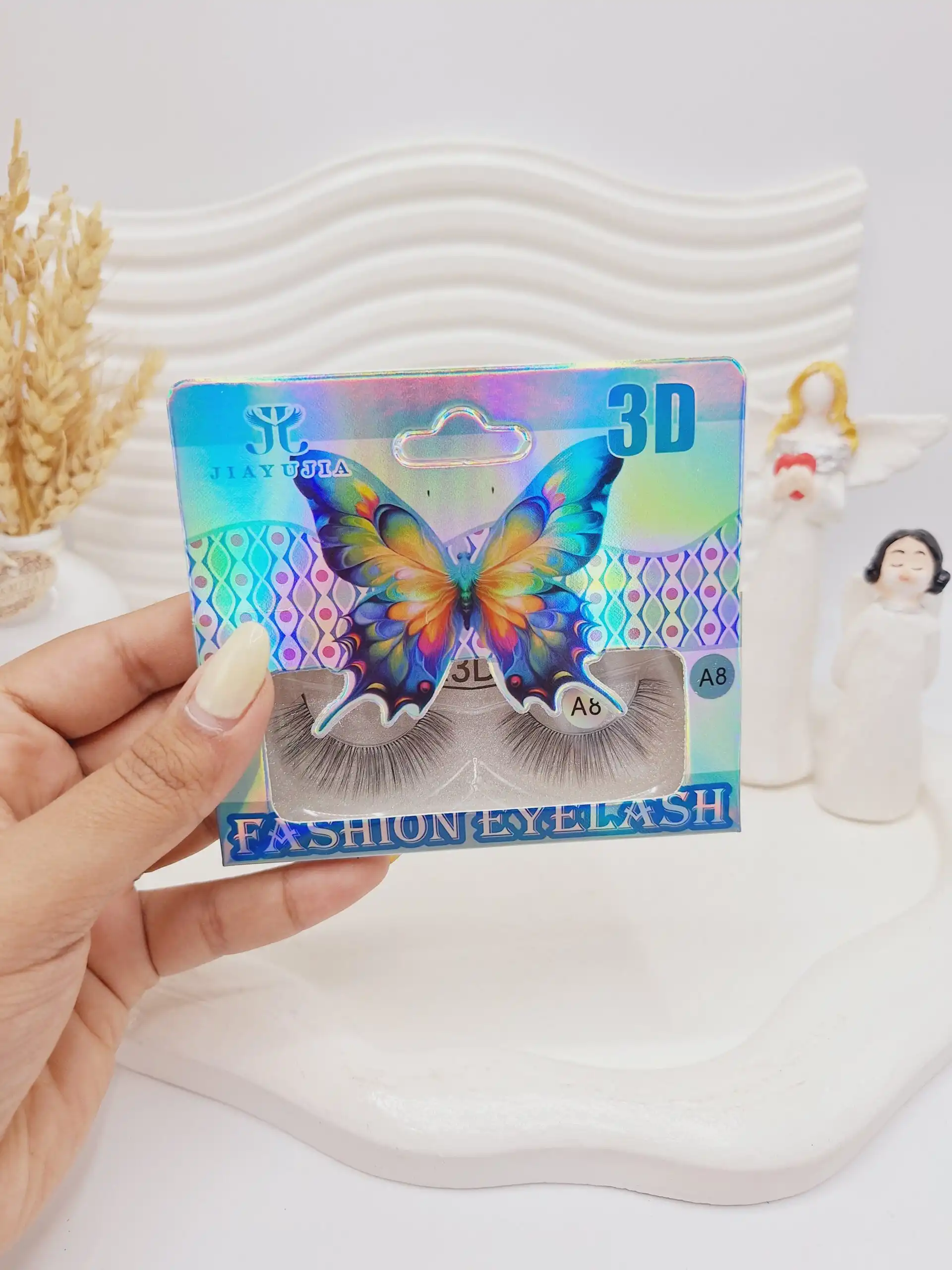 مژه مصنوعی 3D کارتن پروانه INTENG کد 7339