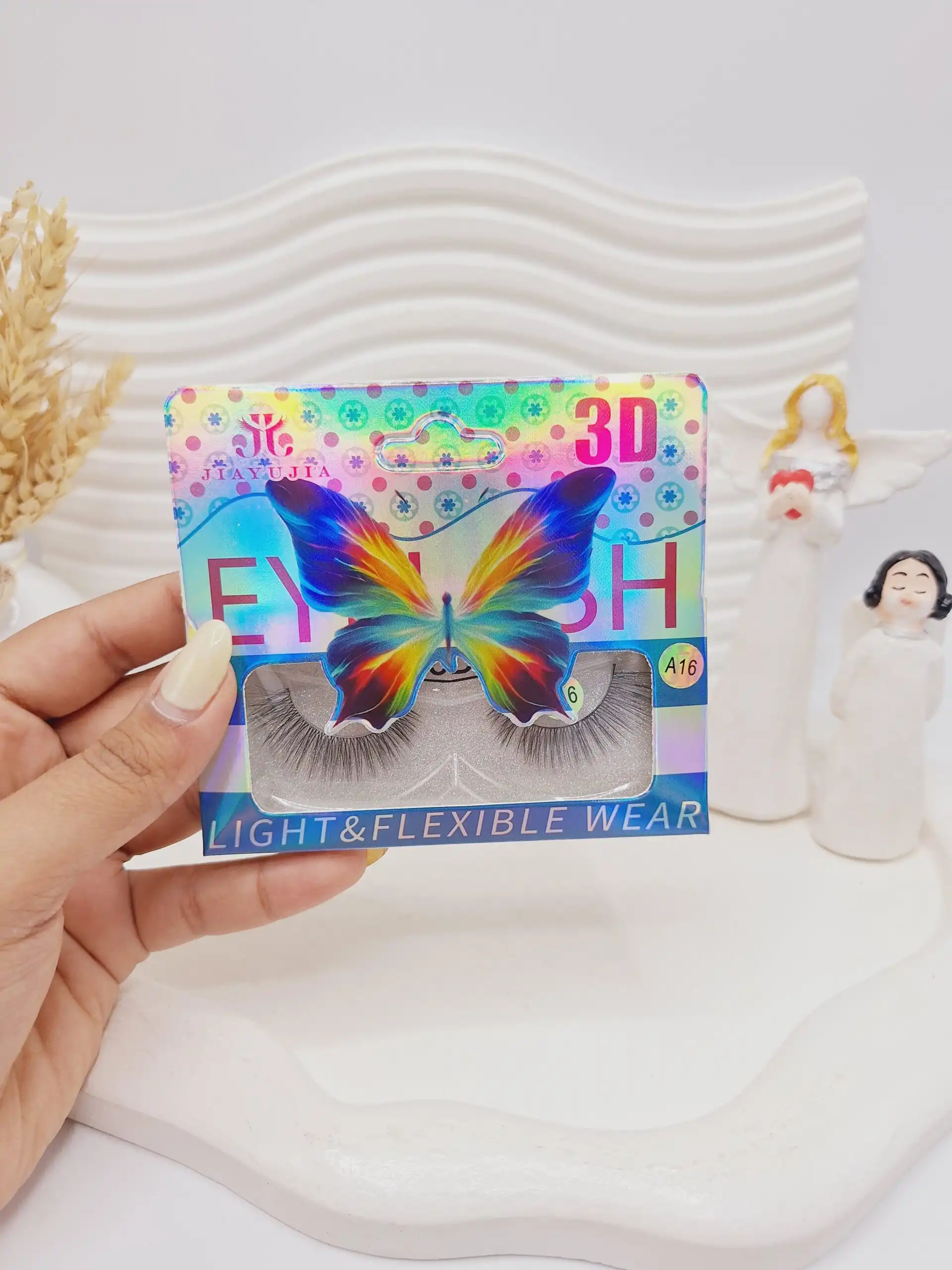 مژه مصنوعی 3D کارتن پروانه INTENG کد 7339