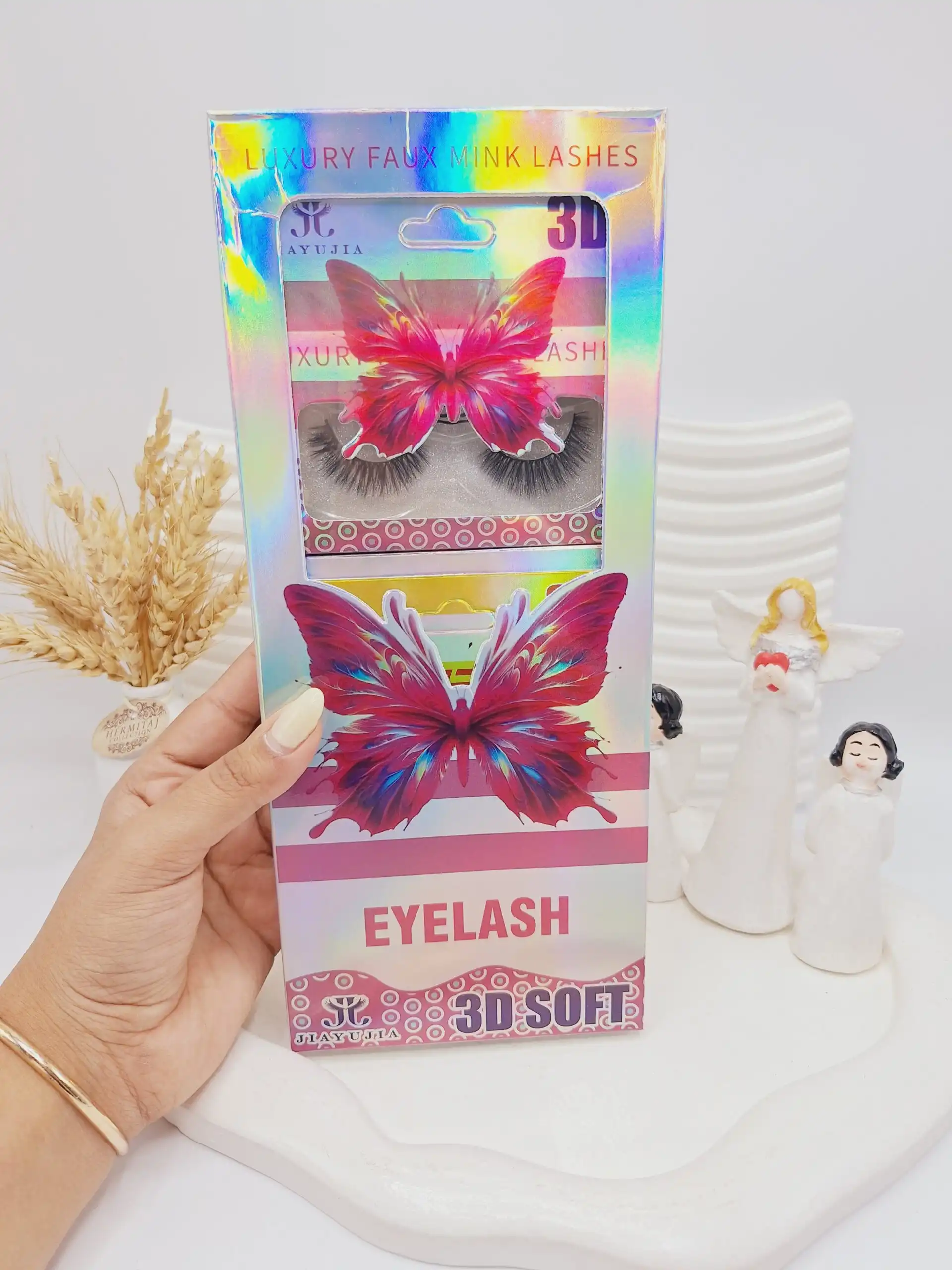 مژه مصنوعی 3D کارتن پروانه INTENG کد 7339