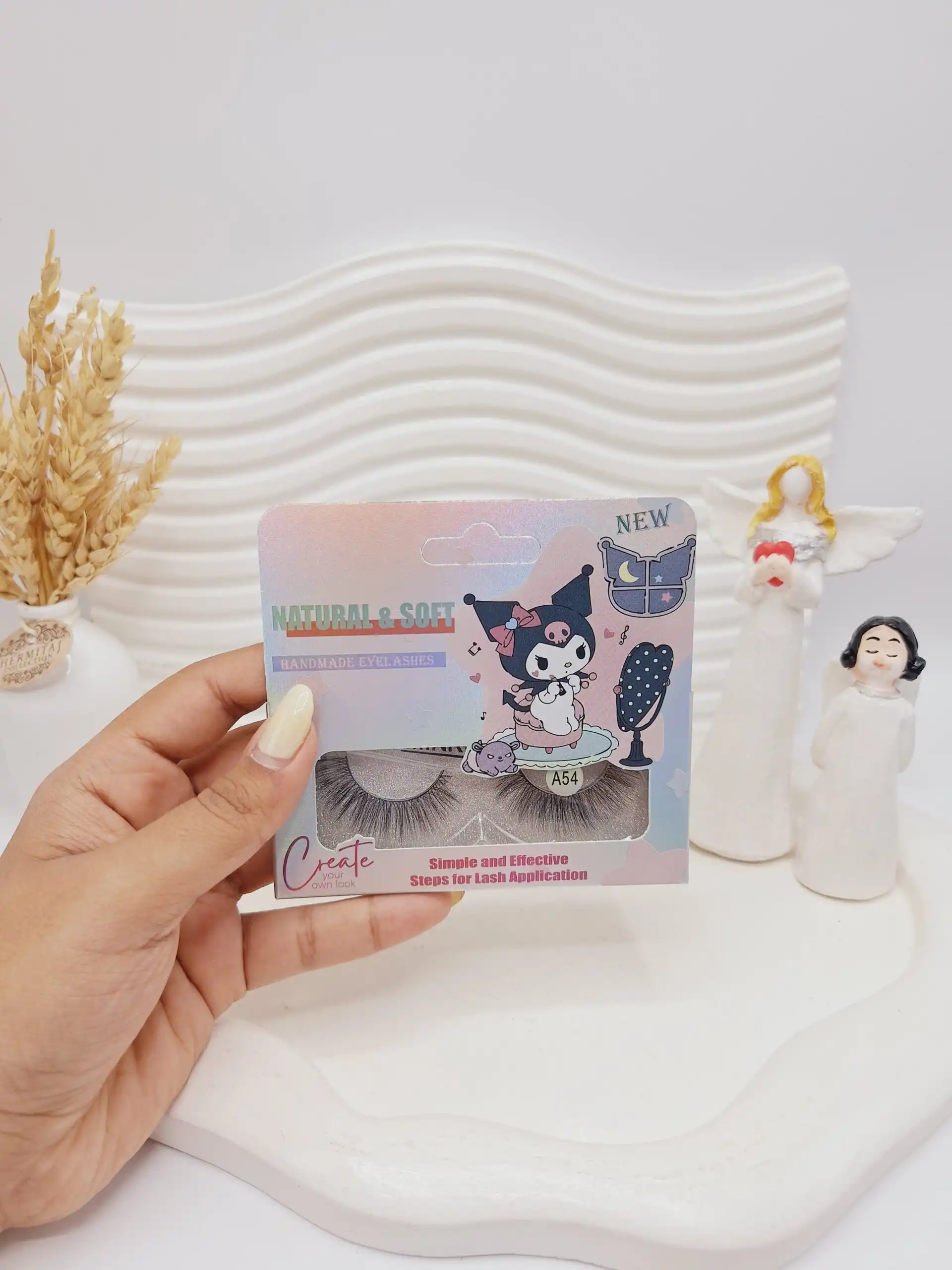 مژه مصنوعی کرومی (کارتن بنفش) کد 0402