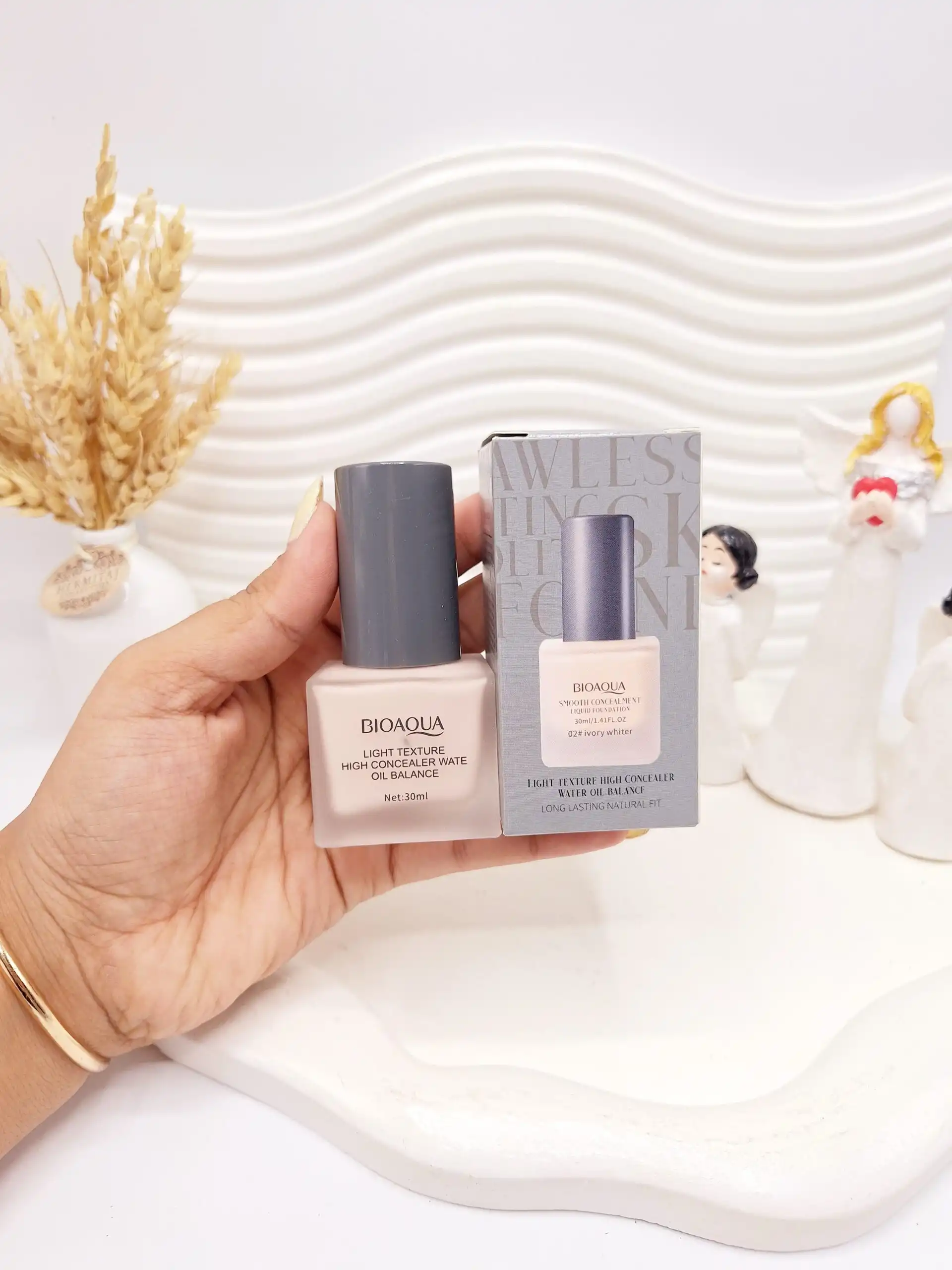 کرم پودر فول کاور مات بیوآکوا (حاوی ضد لک) حجم 30 میل کد 8821