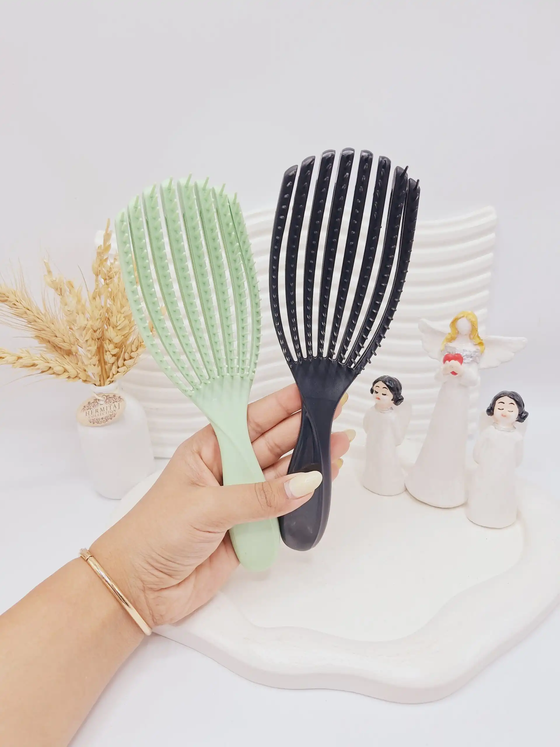 برس مو فلکسی سایز بزرگ مدل اختاپوسی