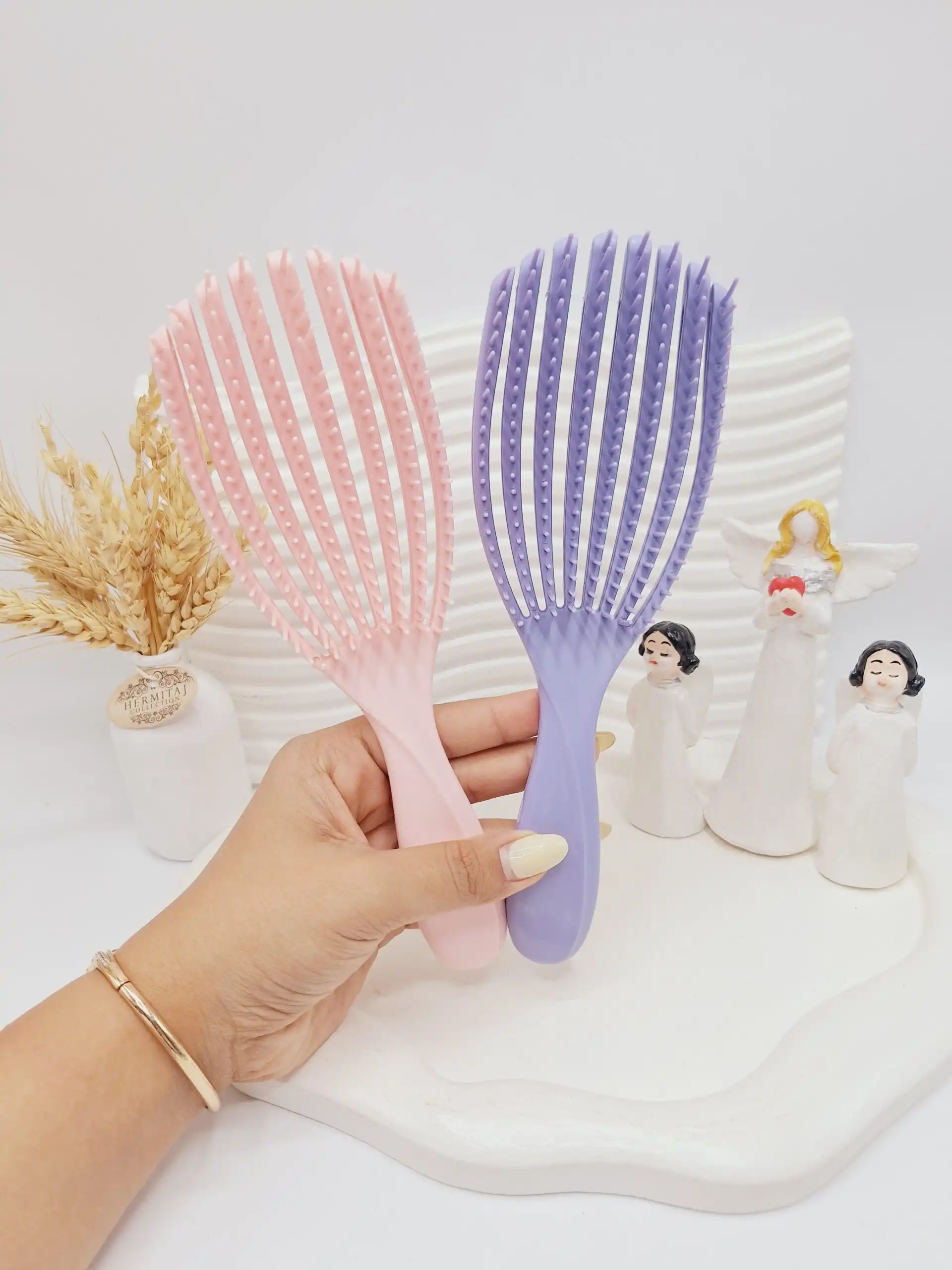 برس مو فلکسی سایز بزرگ مدل اختاپوسی